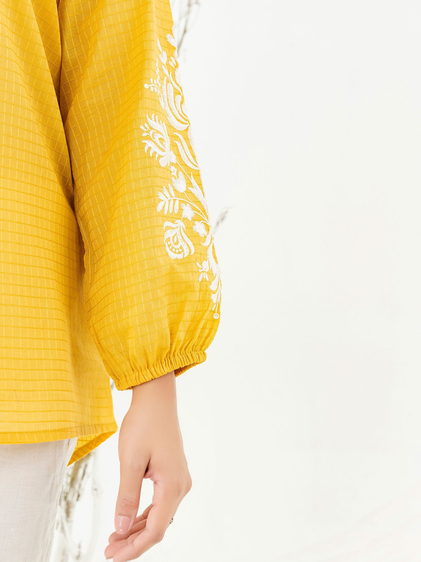 Lawn Top-Embroidered (Pret)