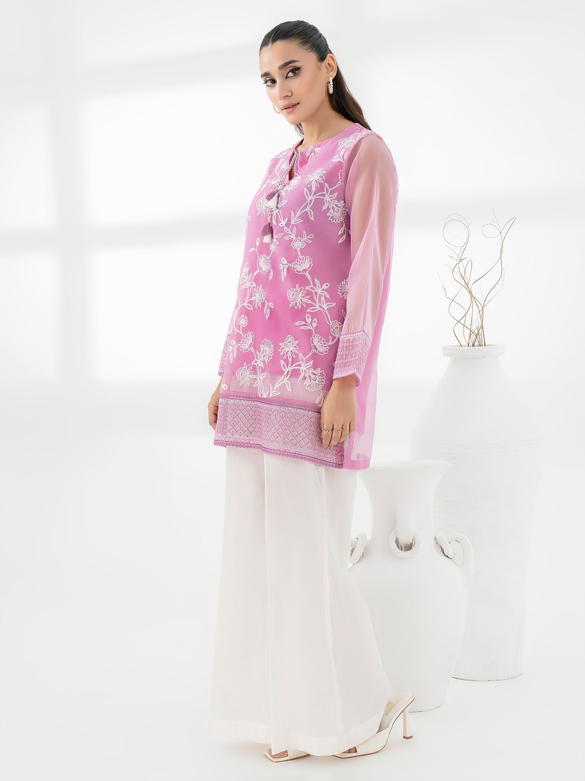 Organza Kurti-Embroidered (Pret) organza-kurti-embroidered-(pret)