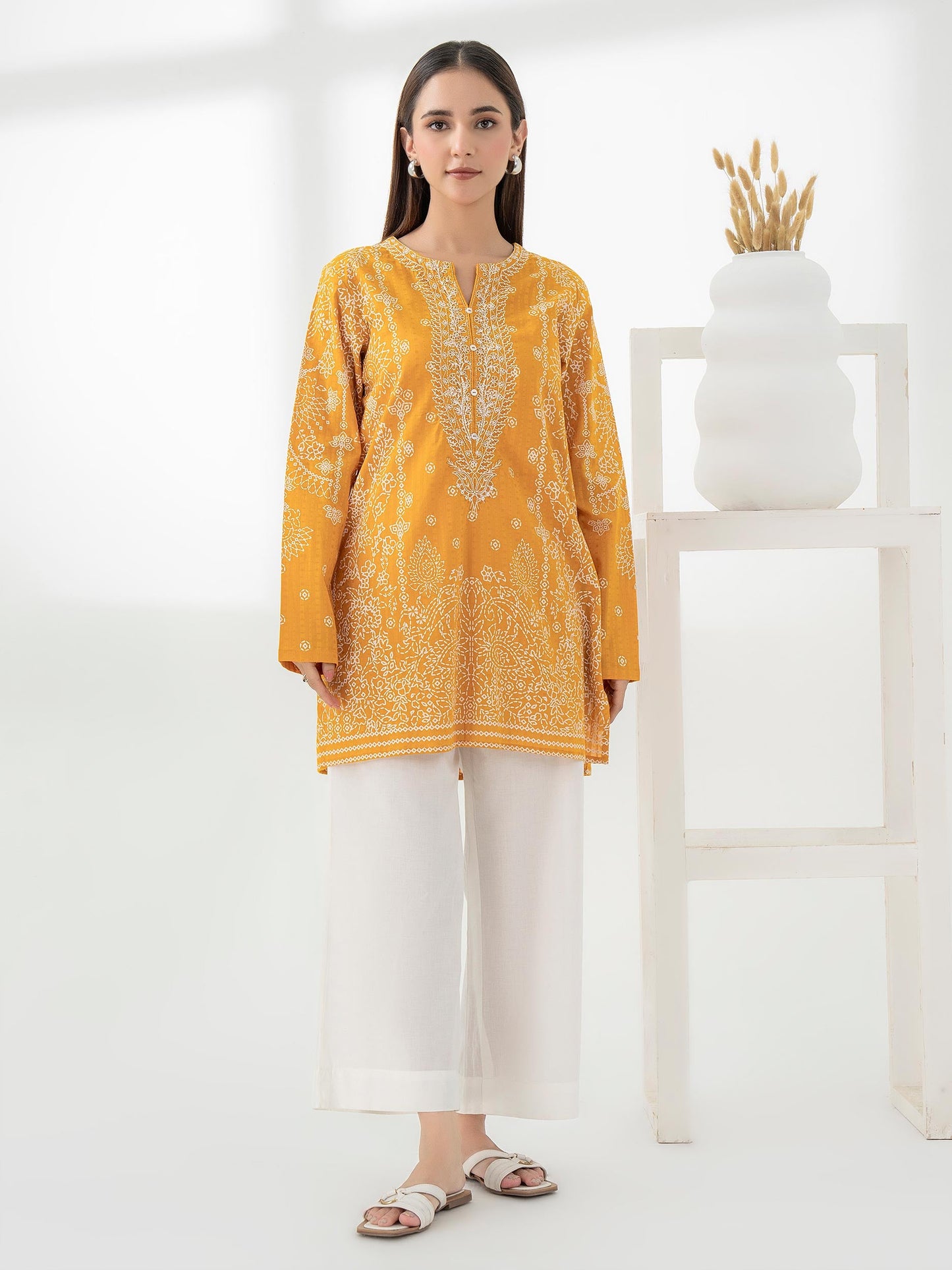 Lawn Kurti-Embroidered (Pret)