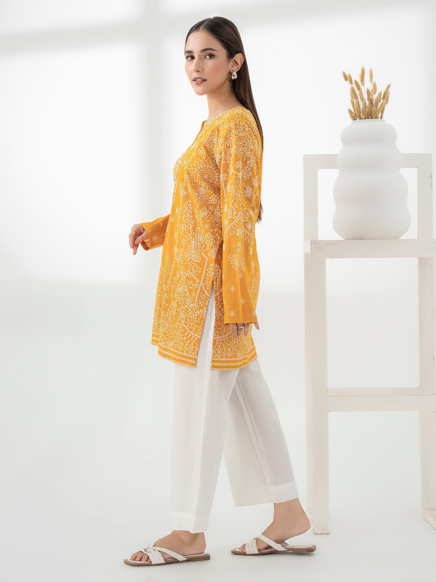 Lawn Kurti-Embroidered (Pret)