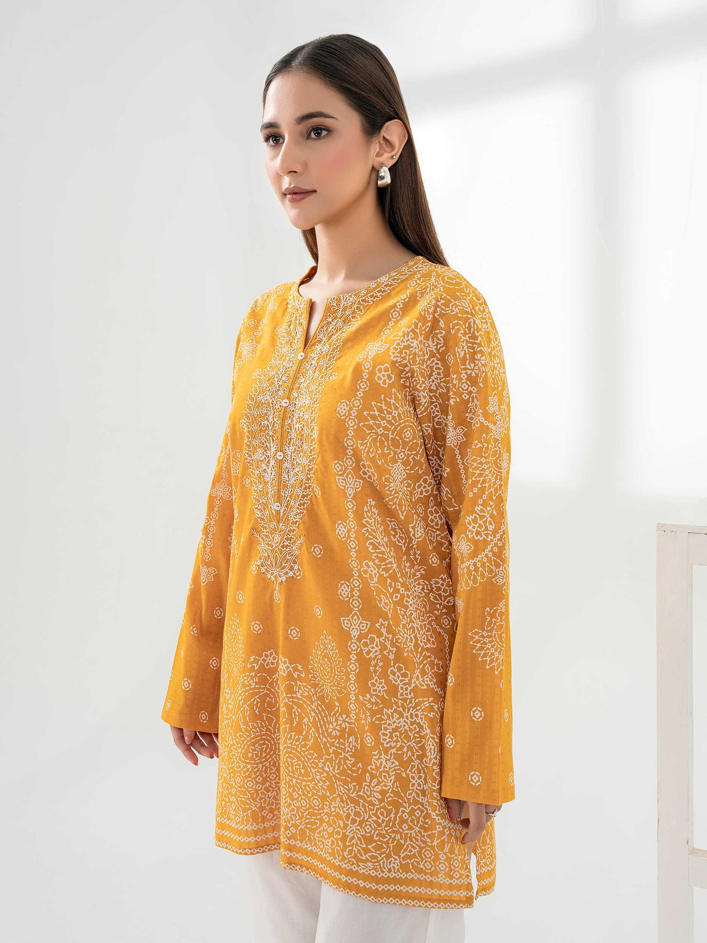 Lawn Kurti-Embroidered (Pret)