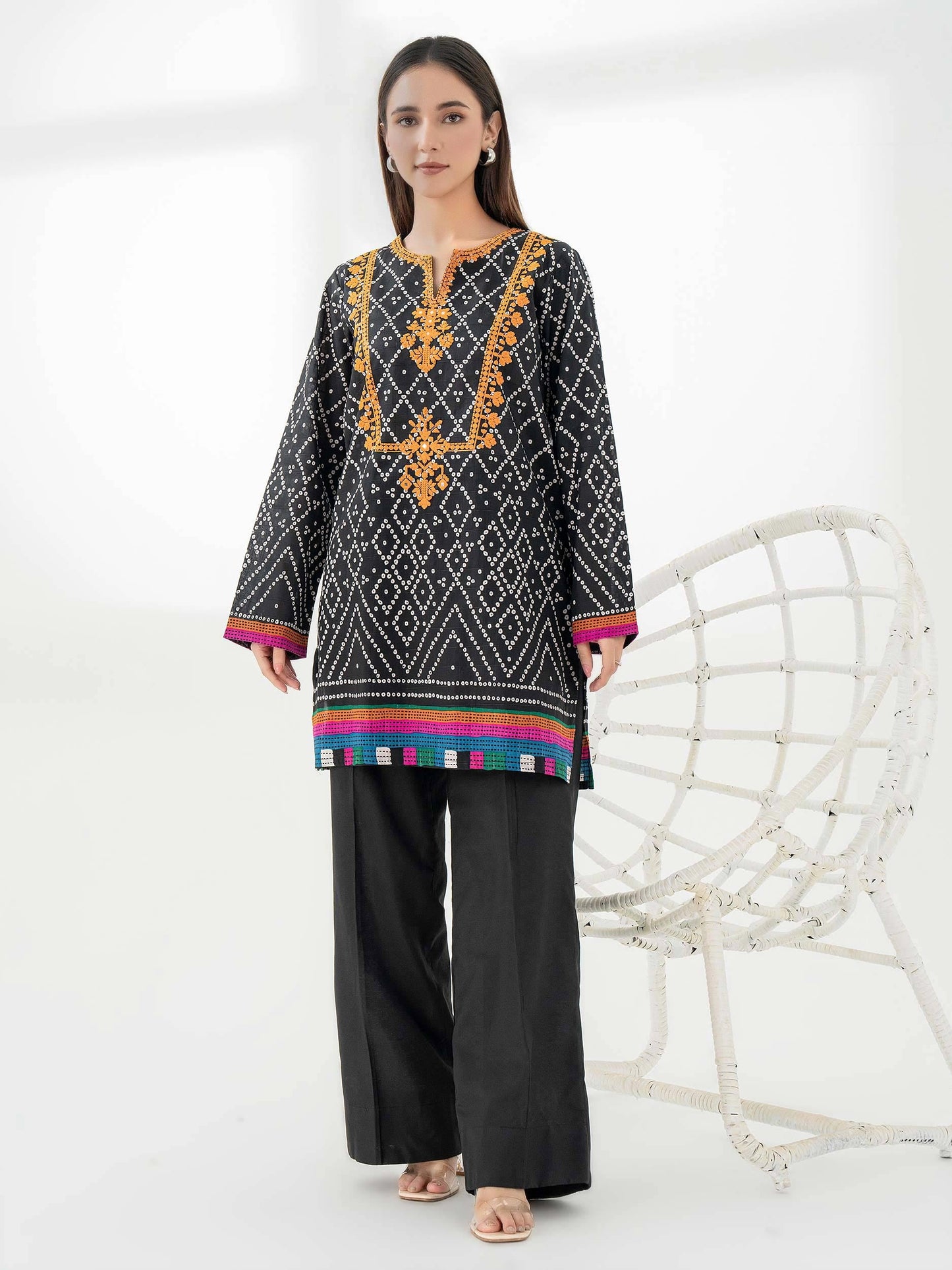Lawn Kurti-Embroidered (Pret)