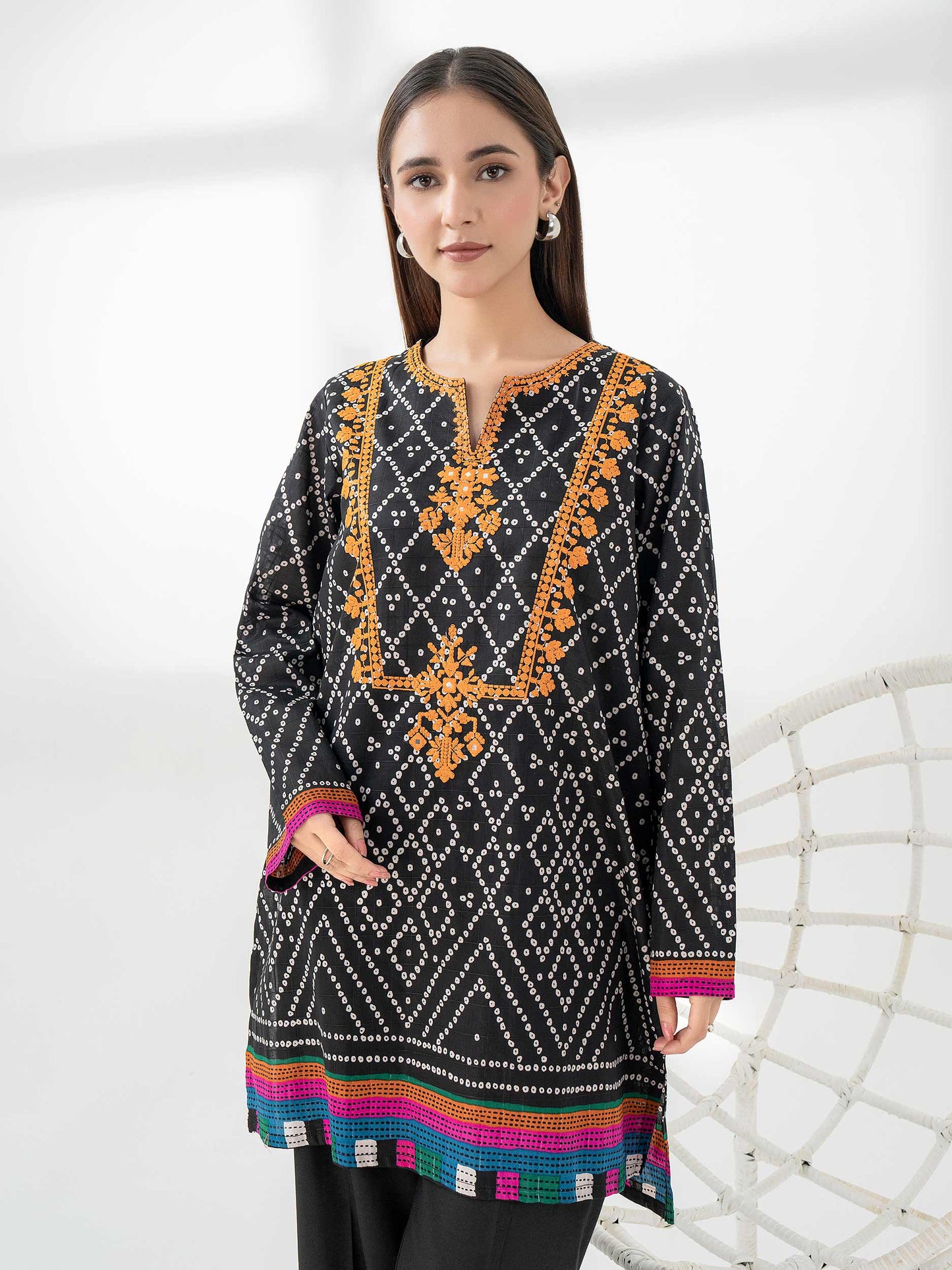 Lawn Kurti-Embroidered (Pret)