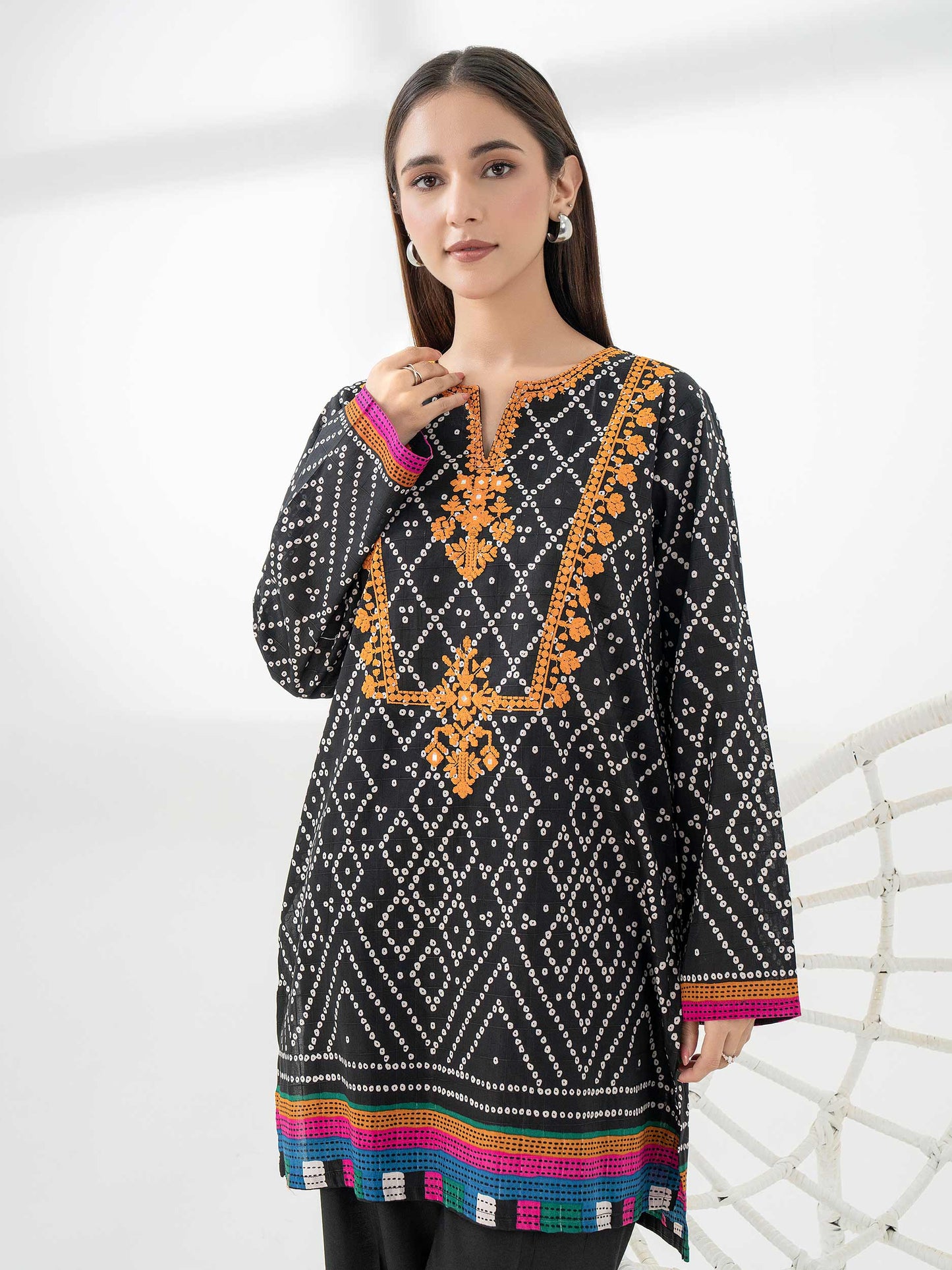 Lawn Kurti-Embroidered (Pret)