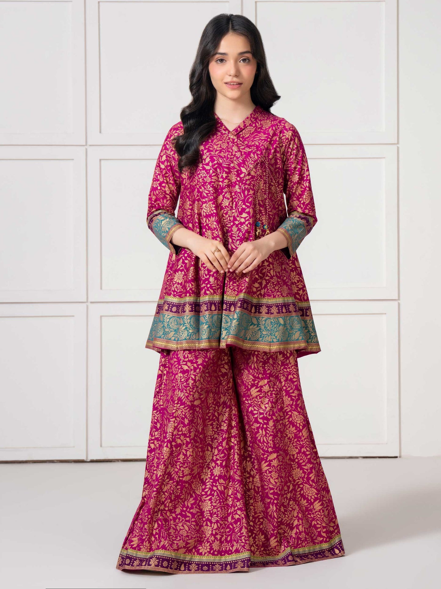 2 Piece Lawn Suit-Embroidered