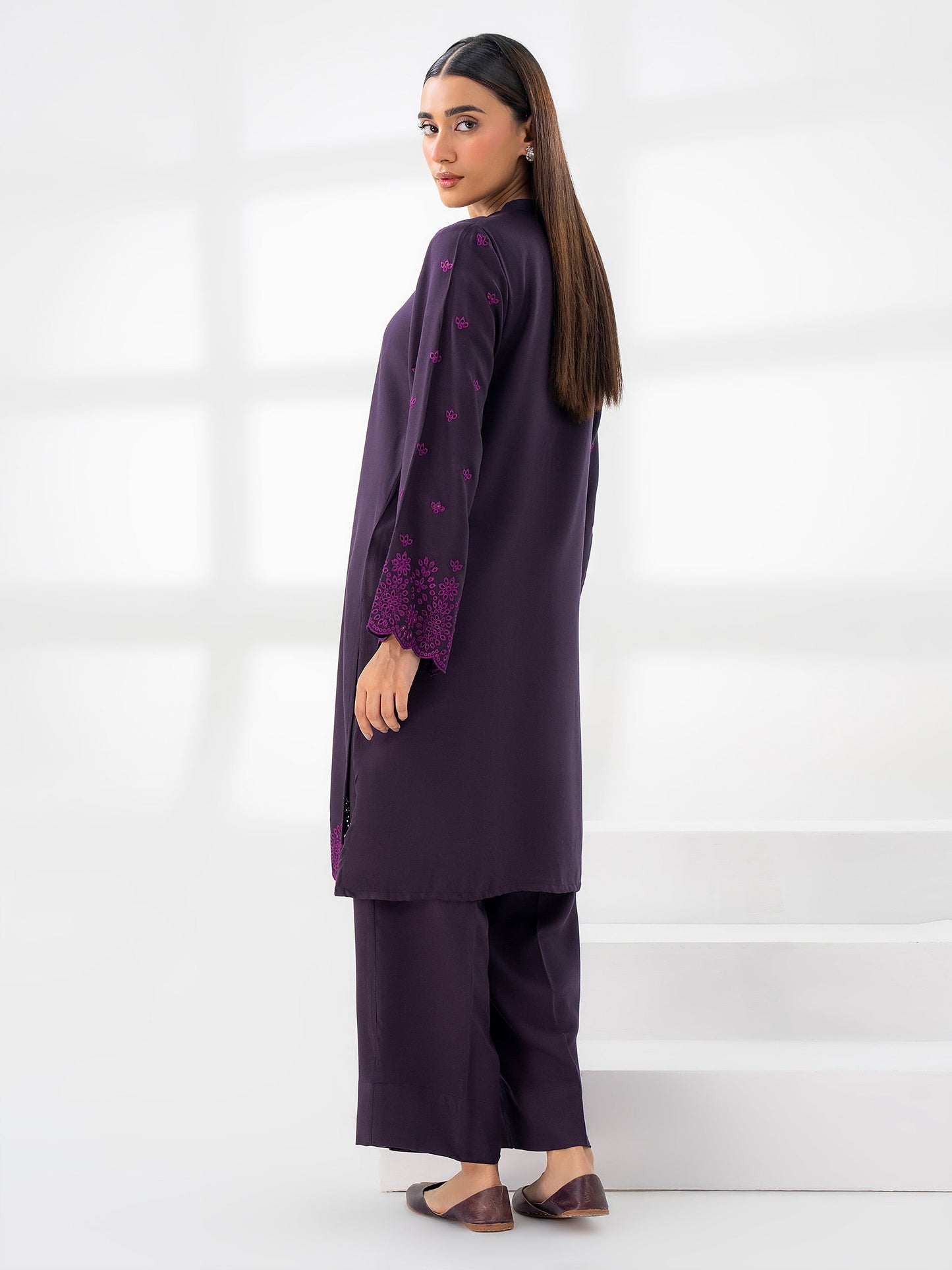 2 Piece Marina Suit-Embroidered (Pret)