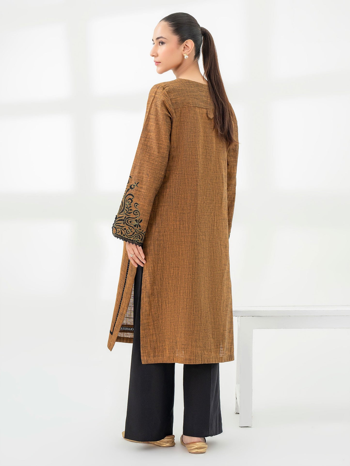 Yarn Dyed Shirt-Embroidered (Pret)