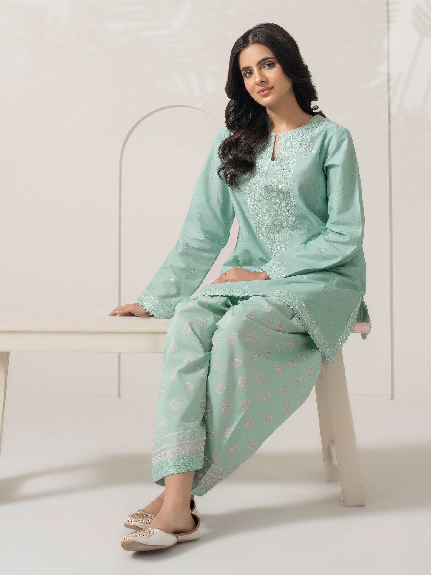 2 Piece Lawn Suit-Embroidered (Pret)