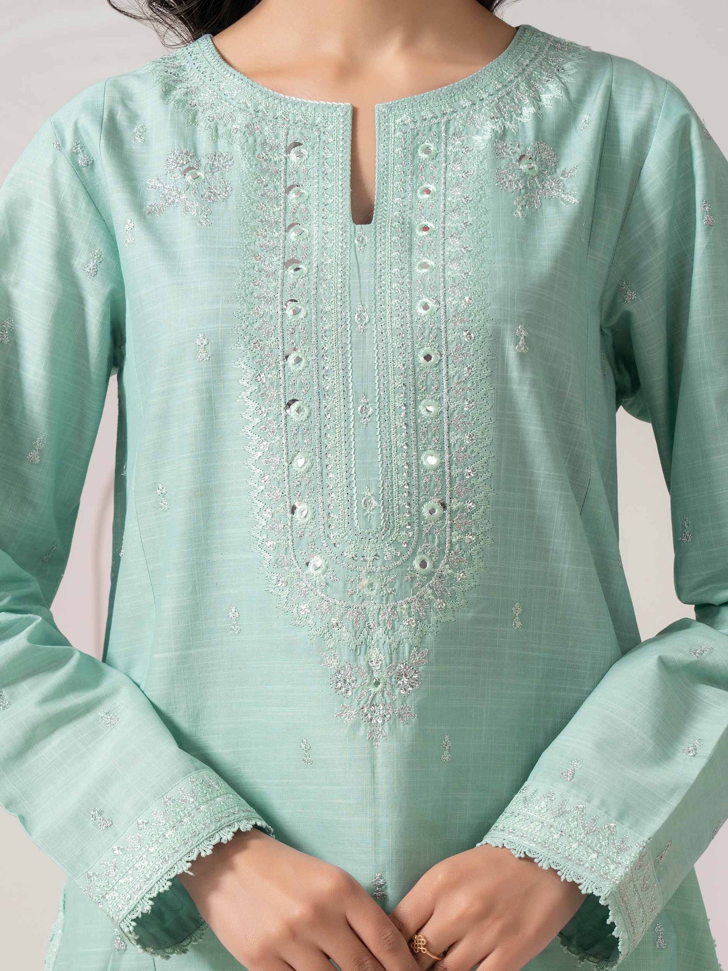 2 Piece Lawn Suit-Embroidered (Pret)