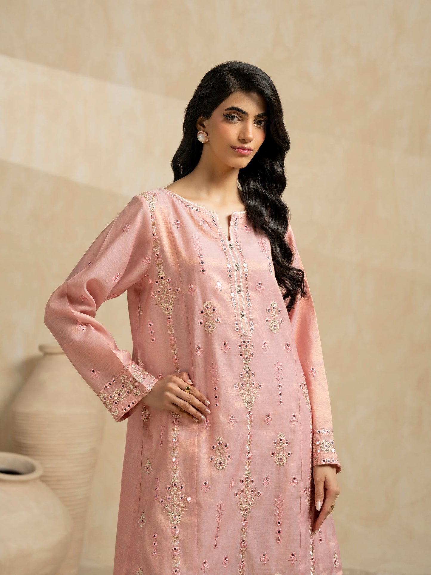2 Piece Lawn Suit-Embroidered (Pret)