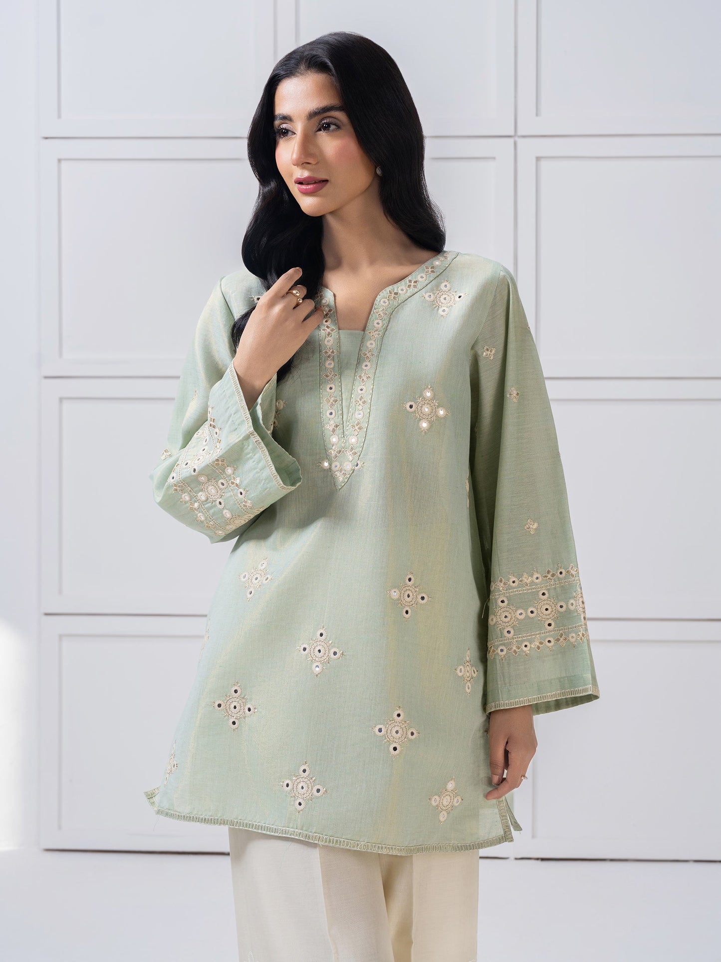 Lawn Kurti-Embroidered (Pret)