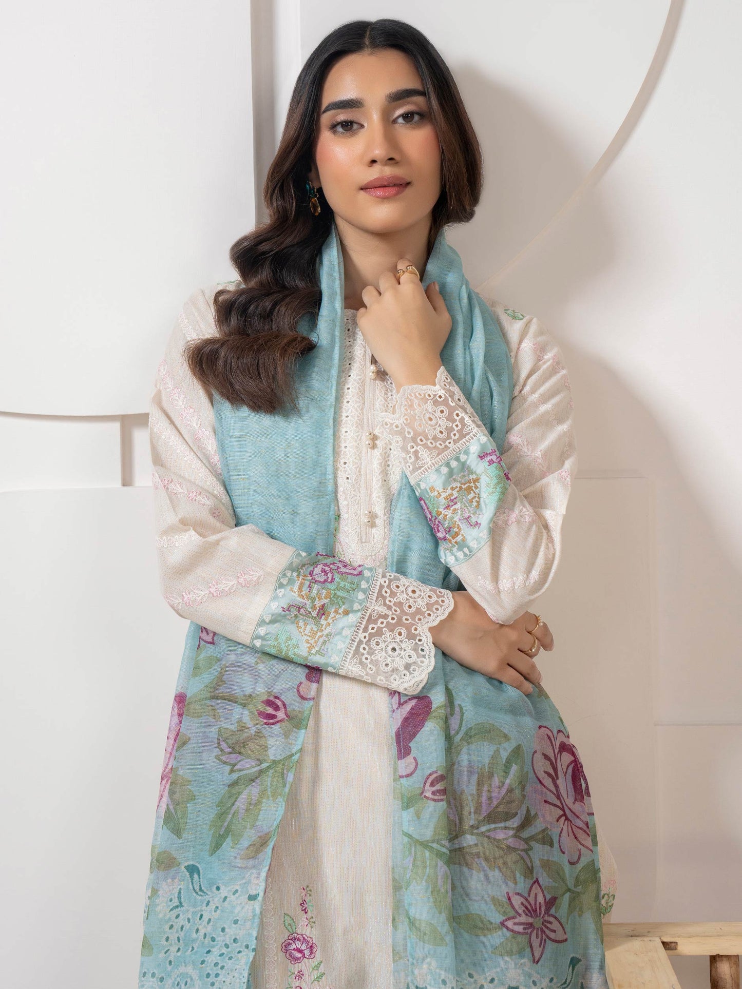 3 Piece Lawn Missouri Suit-Embroidered (Pret) PRICE ISSUE