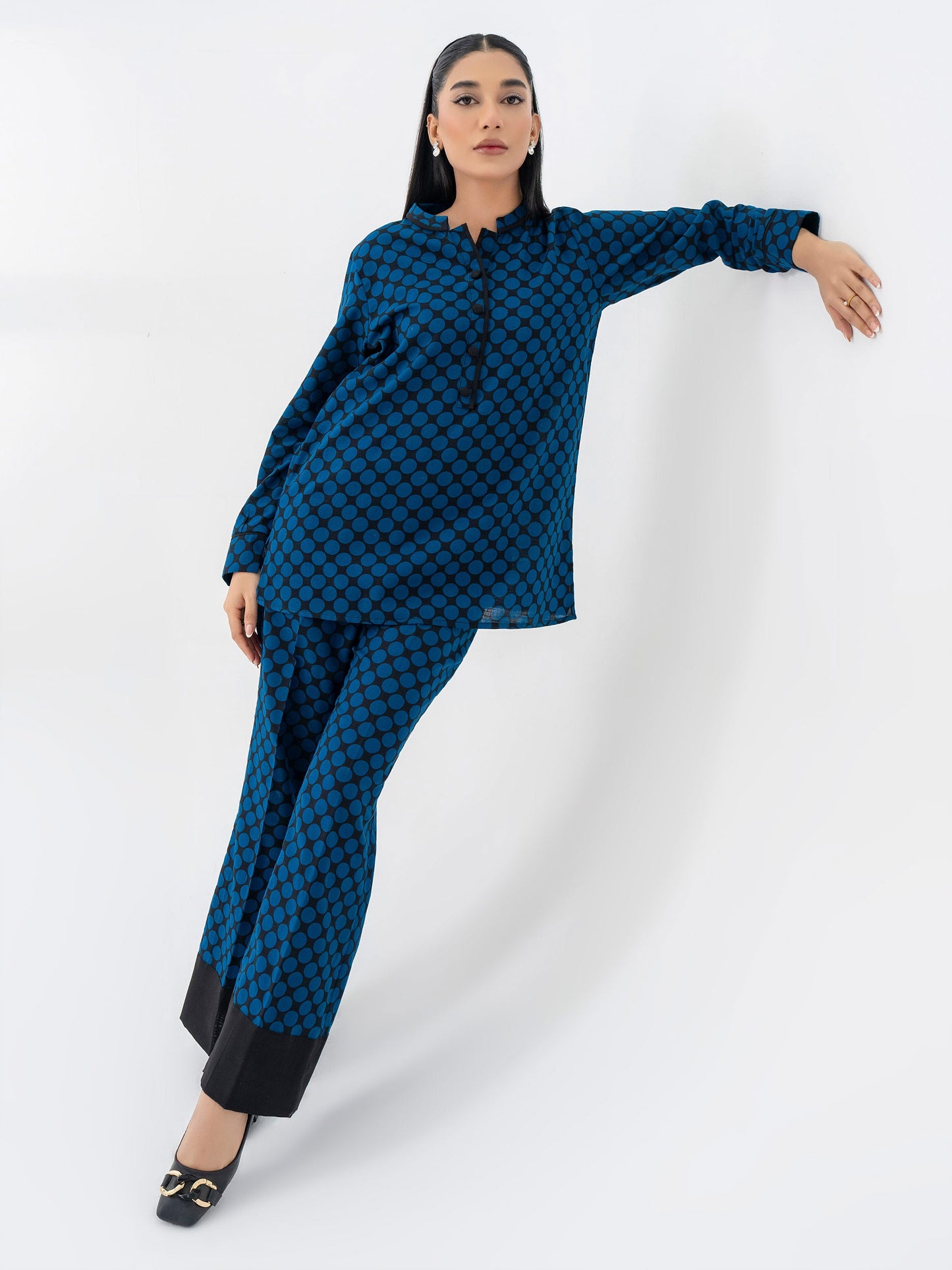 Khaddar Co-Ord Set-Printed (Pret)