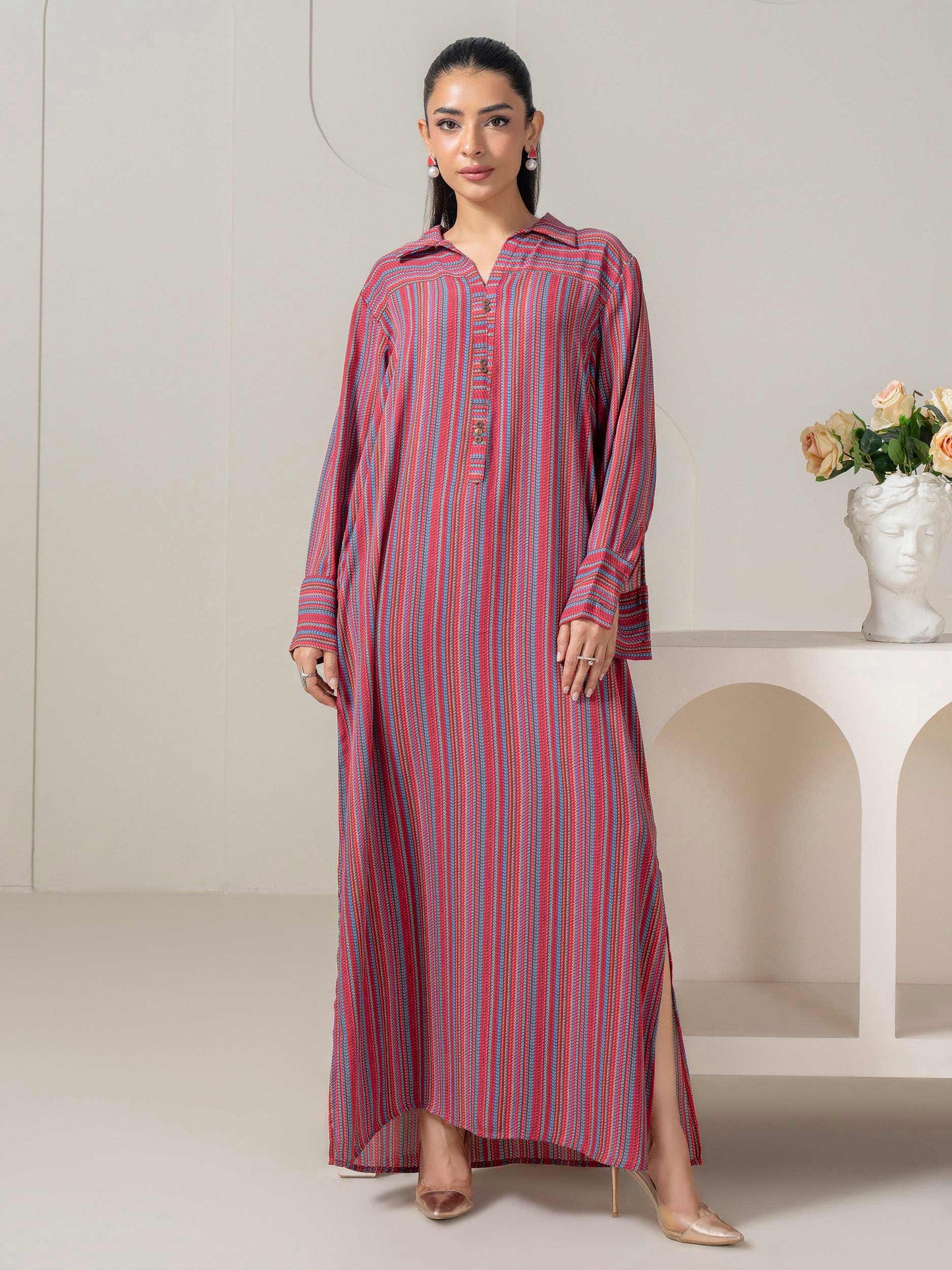 Printed Grip Dress