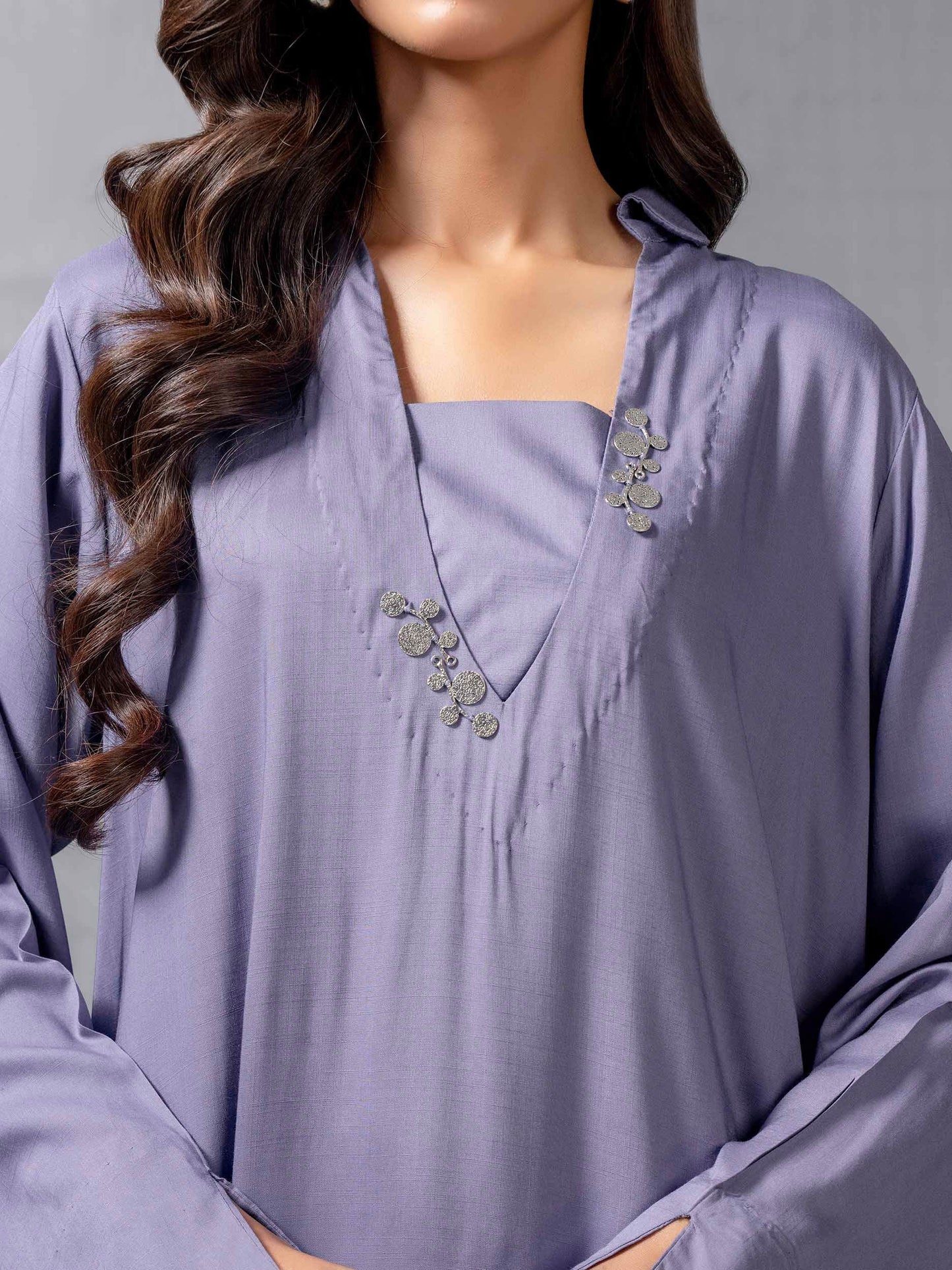 2 Piece Viscose Suit-Dyed (Pret)