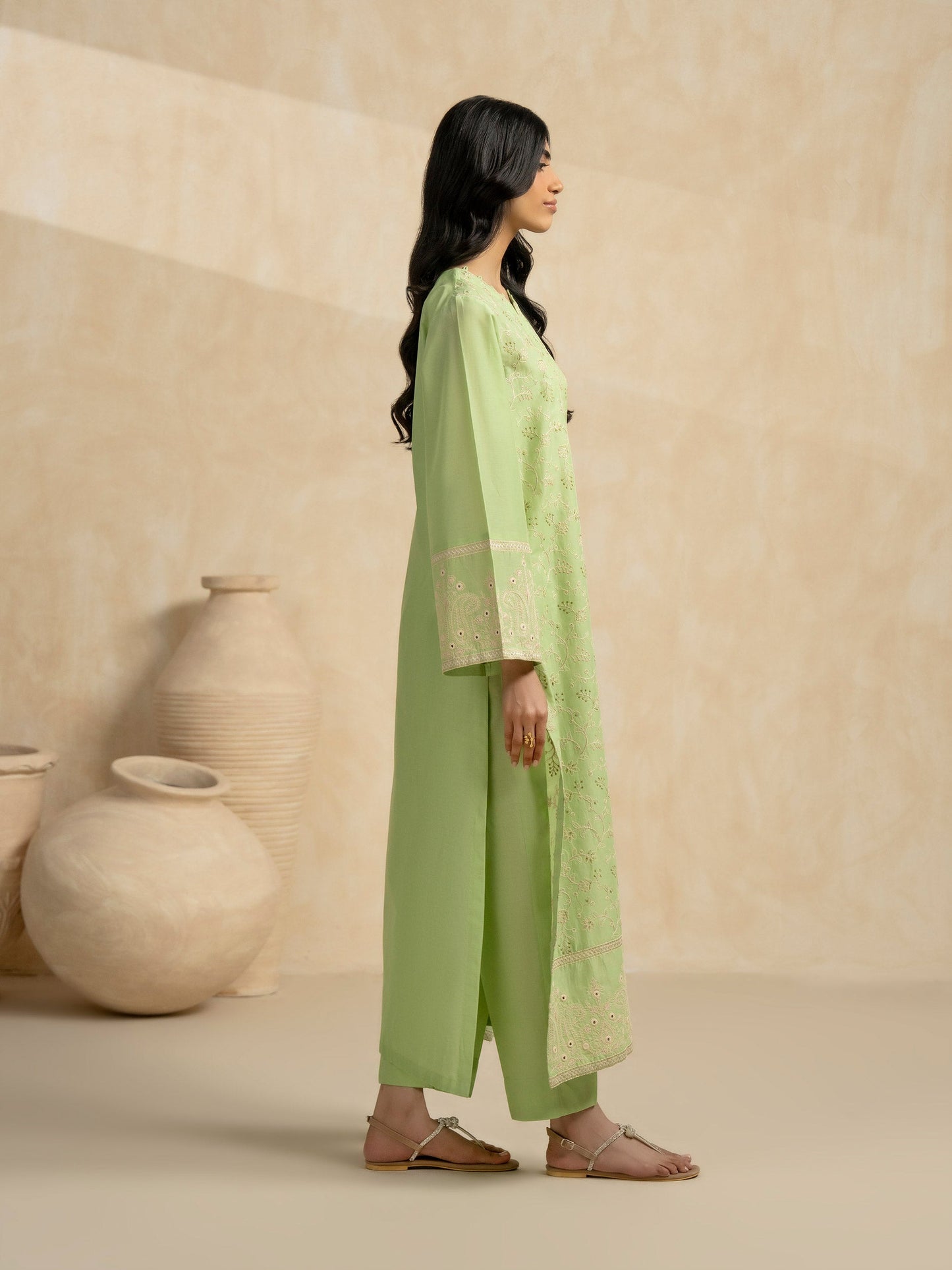 2 Piece Lawn Suit-Embroidered (Pret)