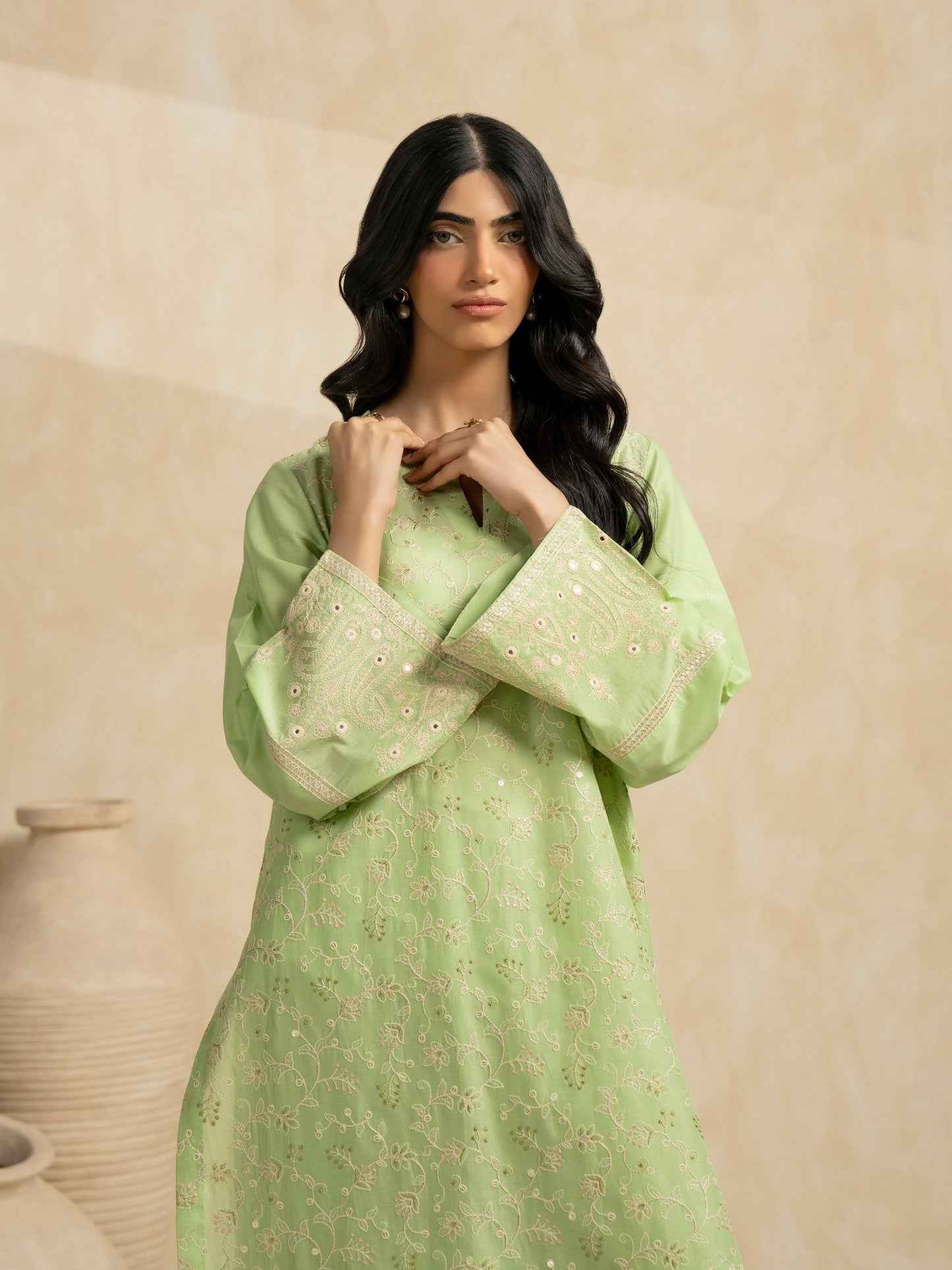 2 Piece Lawn Suit-Embroidered (Pret)