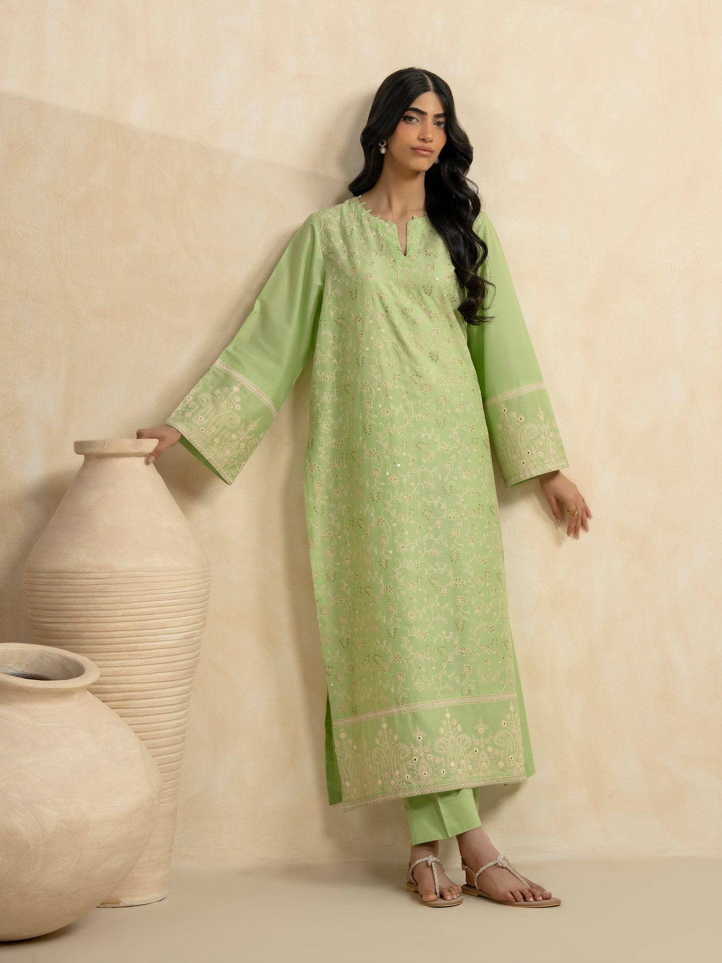 2 Piece Lawn Suit-Embroidered (Pret)