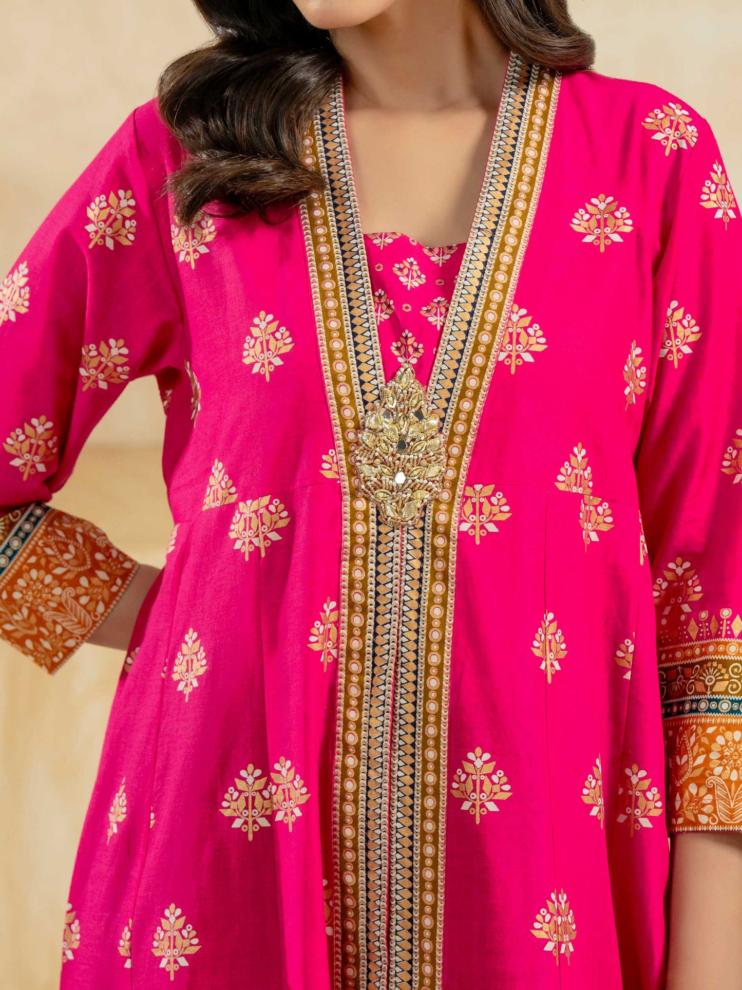 Lawn Shirt-Printed (Pret)