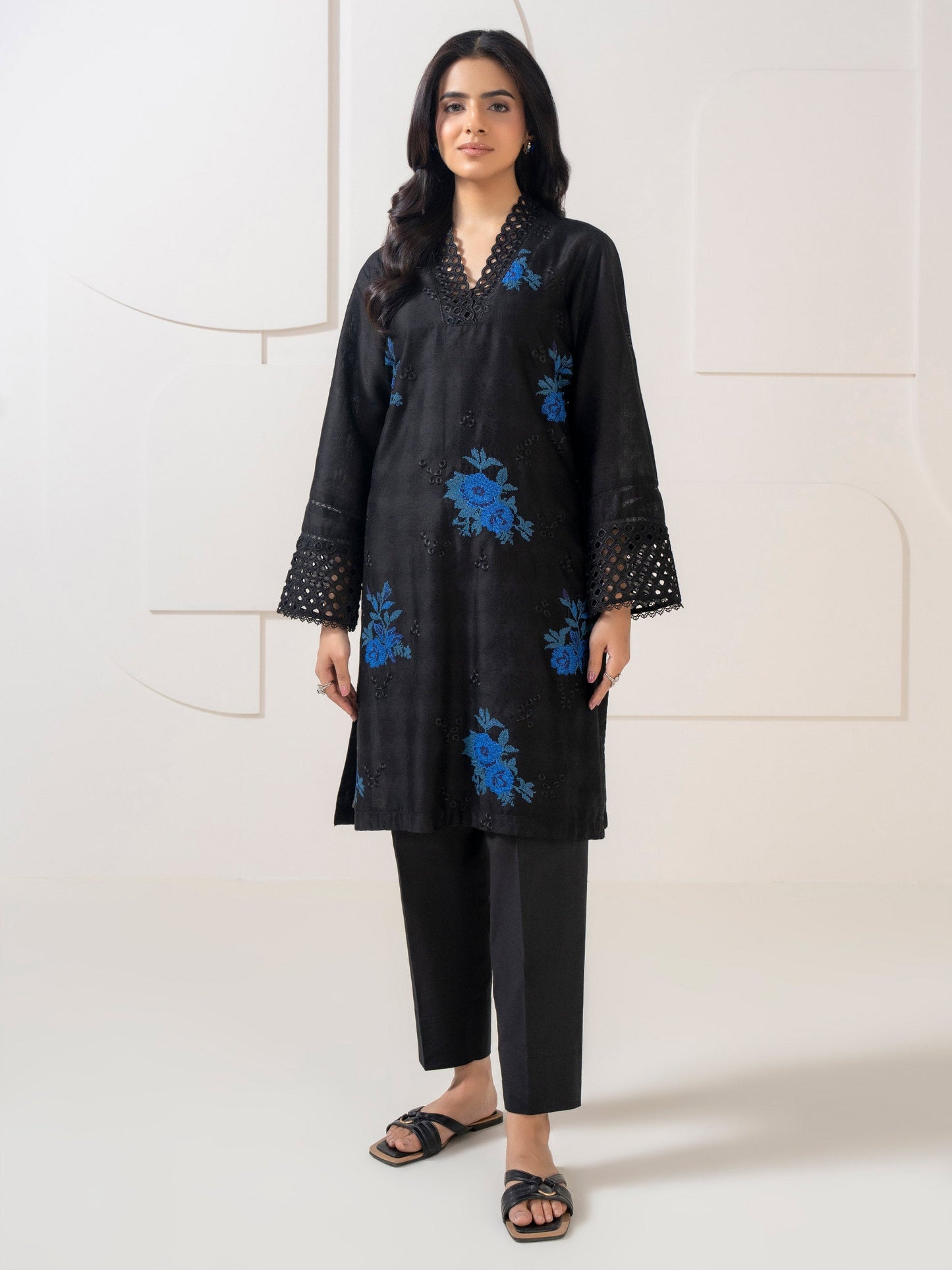 Dyed Shirt-Embroidered (Pret)