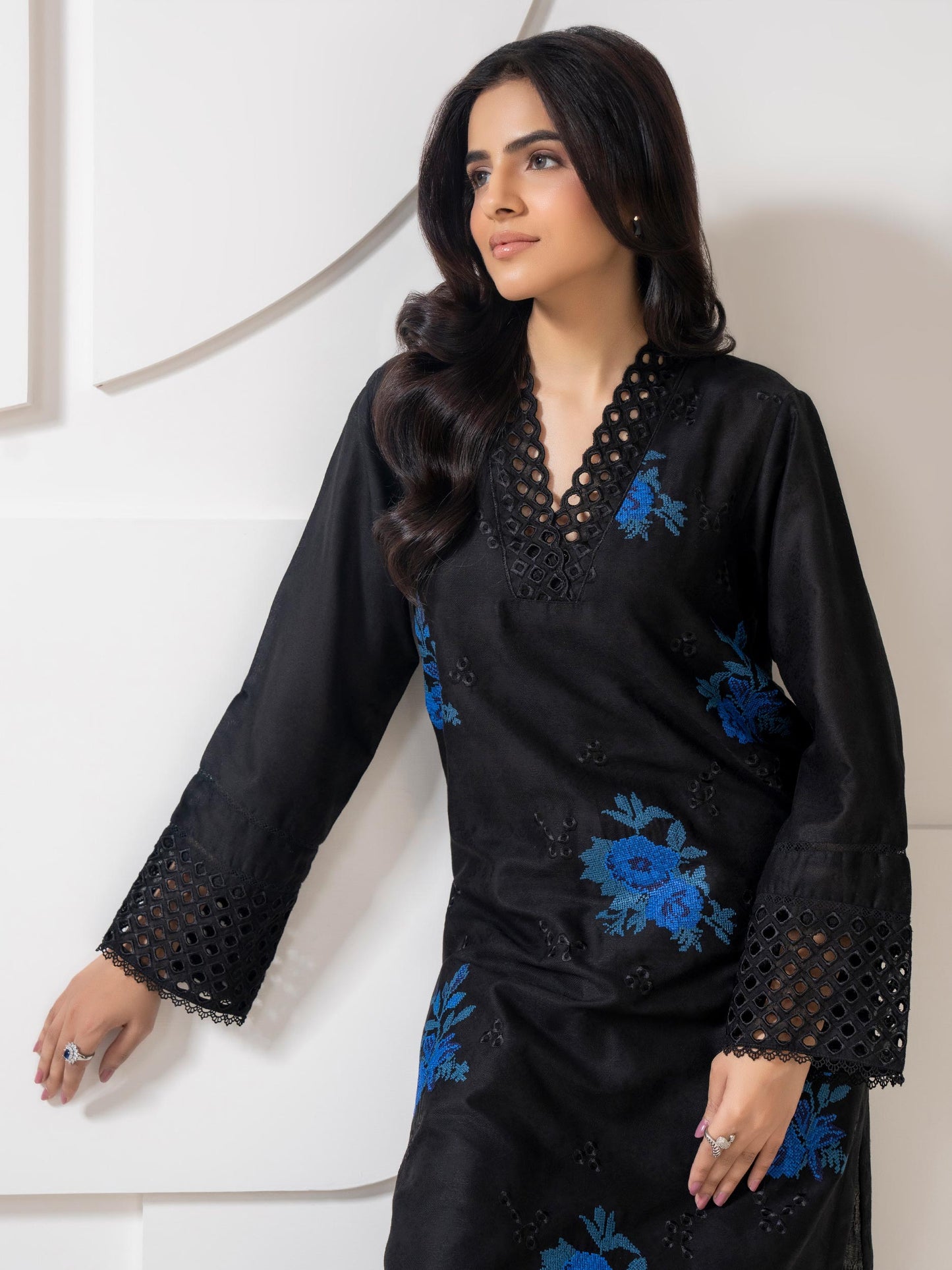 Dyed Shirt-Embroidered (Pret)