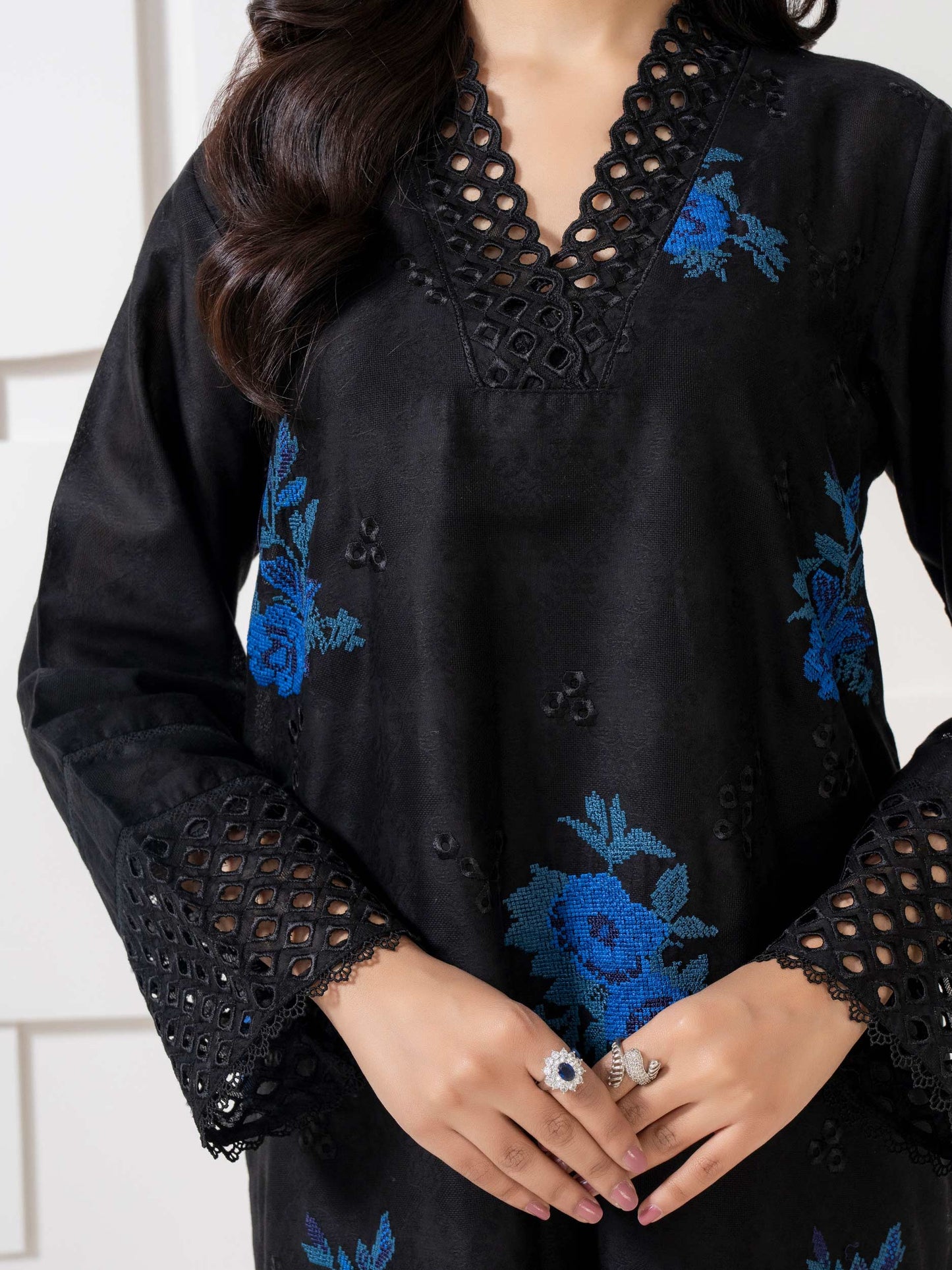 Dyed Shirt-Embroidered (Pret)