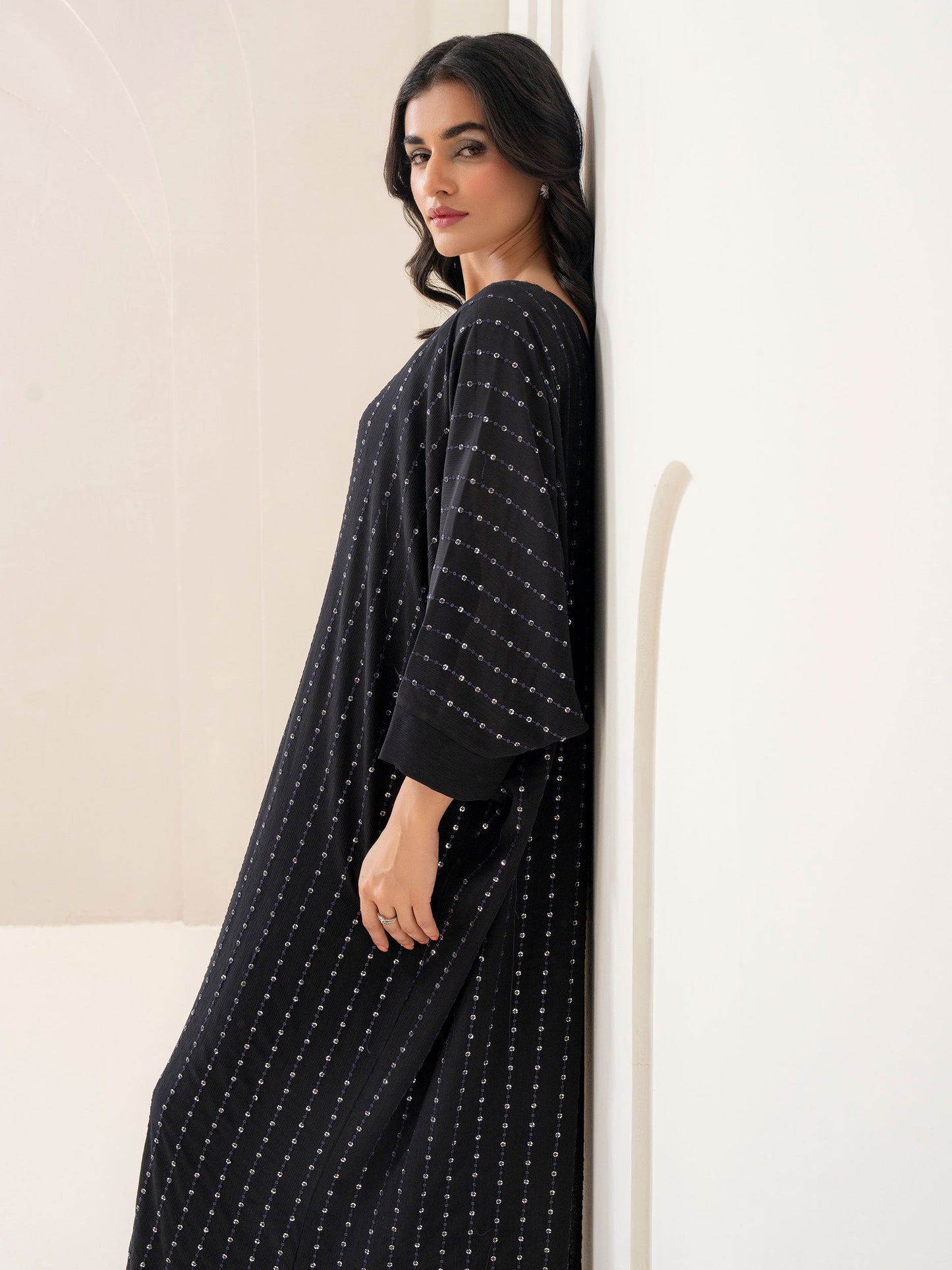 Chiffon Kaftan-Embroidered (Pret)