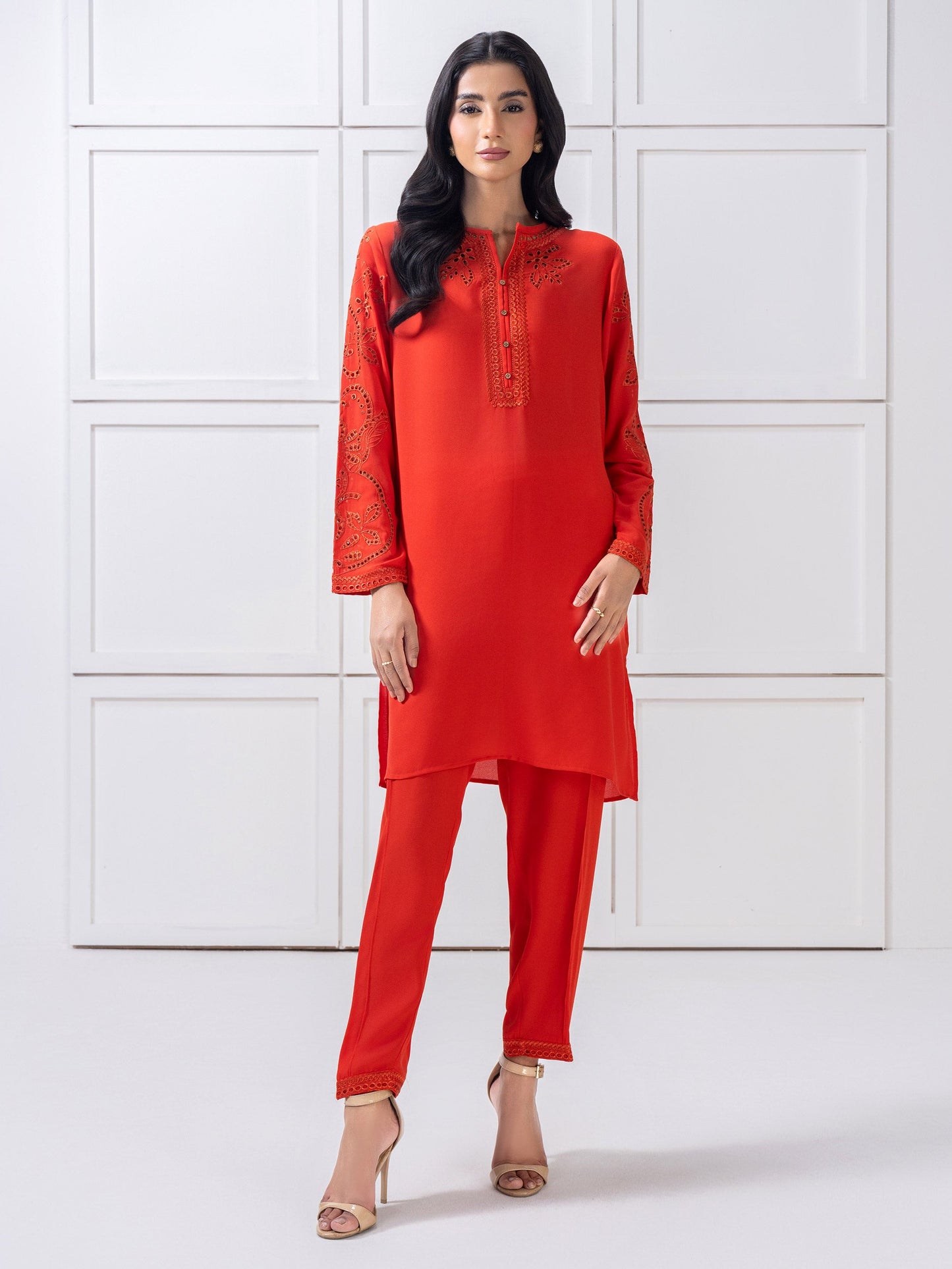 Grip Co-Ord Set-Embroidered (Pret)