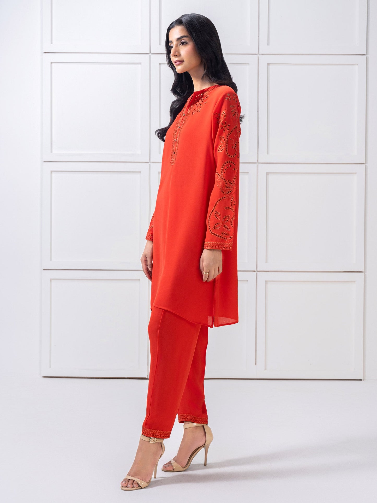 Grip Co-Ord Set-Embroidered (Pret)