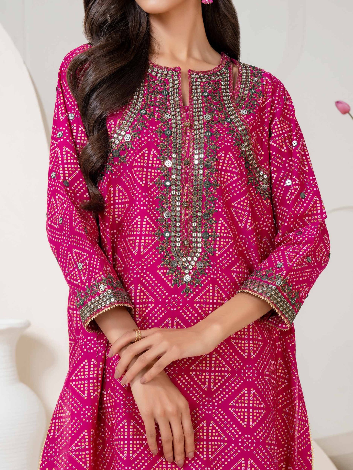 2 Piece Lawn Suit-Embroidered (Pret)