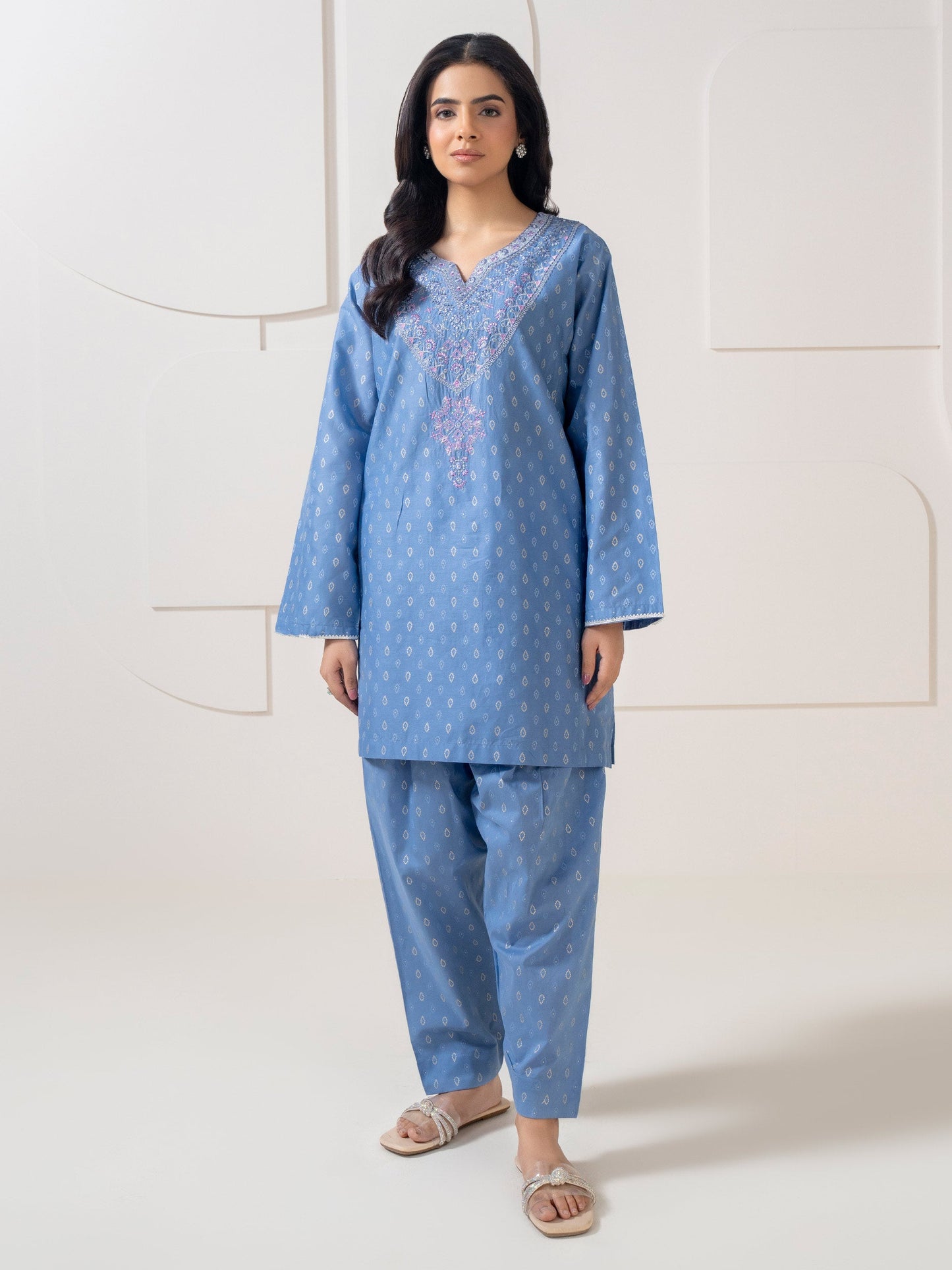 2 Piece Lawn Suit-Embroidered (Pret)