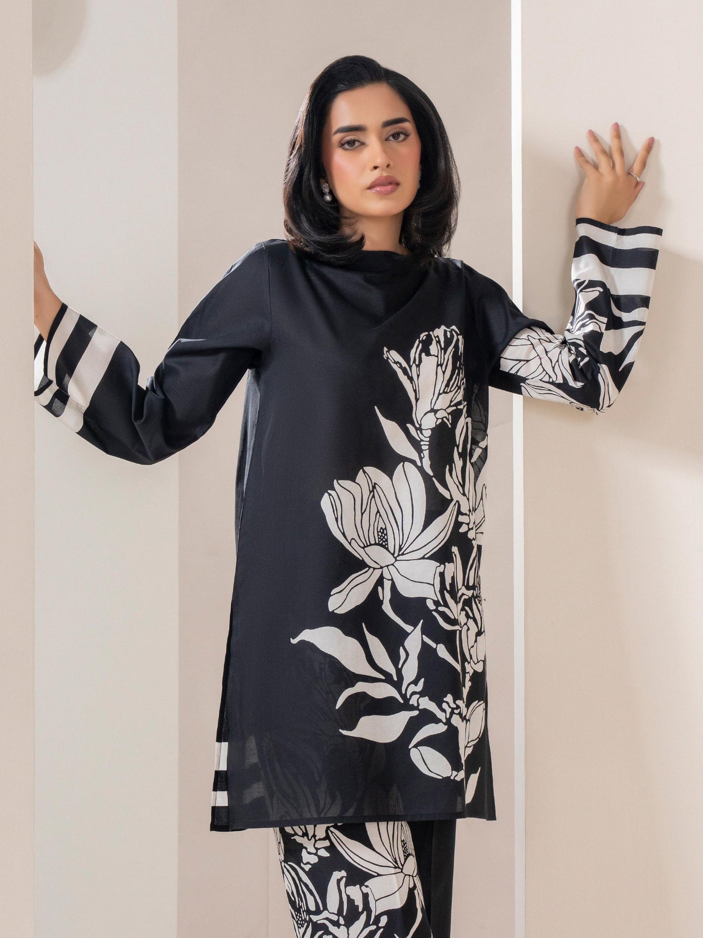 Lawn Co-ord Set-Printed (Pret)