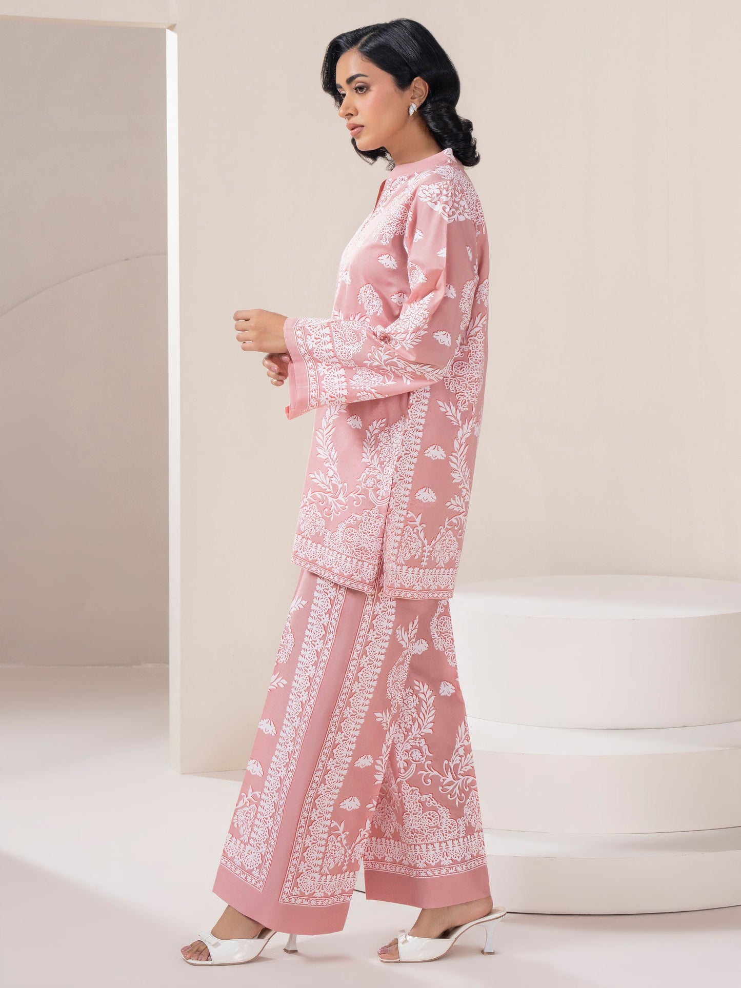Lawn Co-ord Set-Printed (Pret)