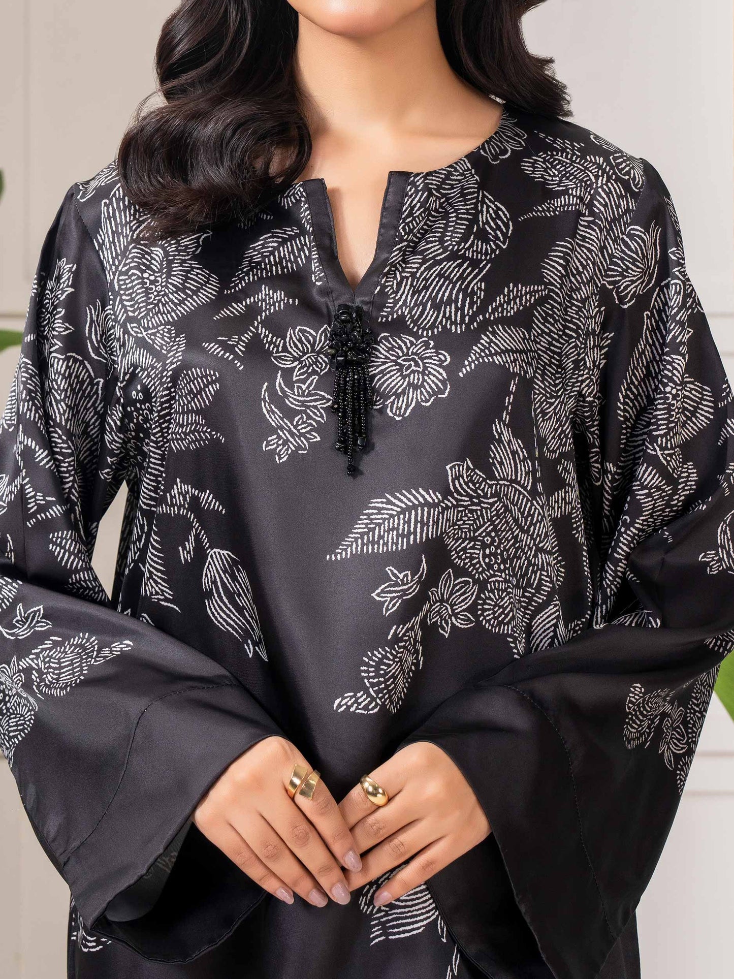 Silk Co-ord Set-Printed (Pret)