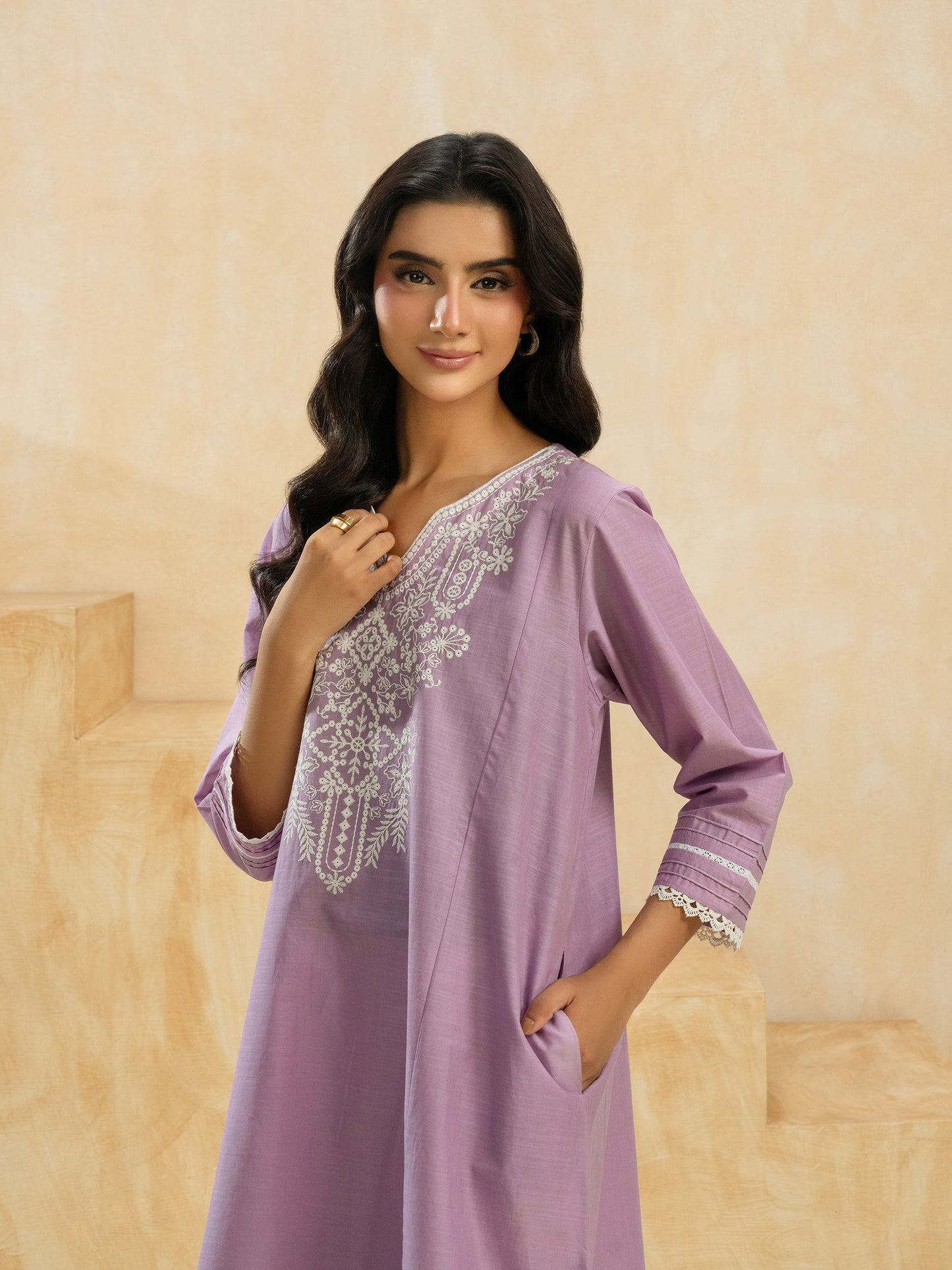 2 Piece Lawn Suit-Embroidered (Pret)