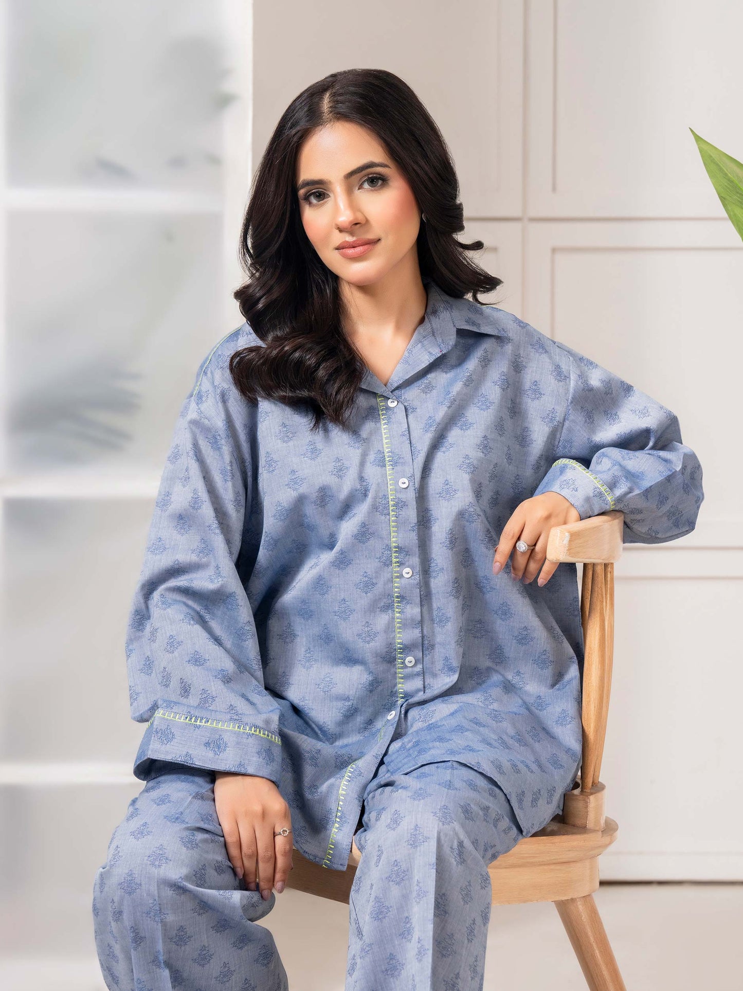 Yarn Dyed Co-ord Set-Printed (Pret)