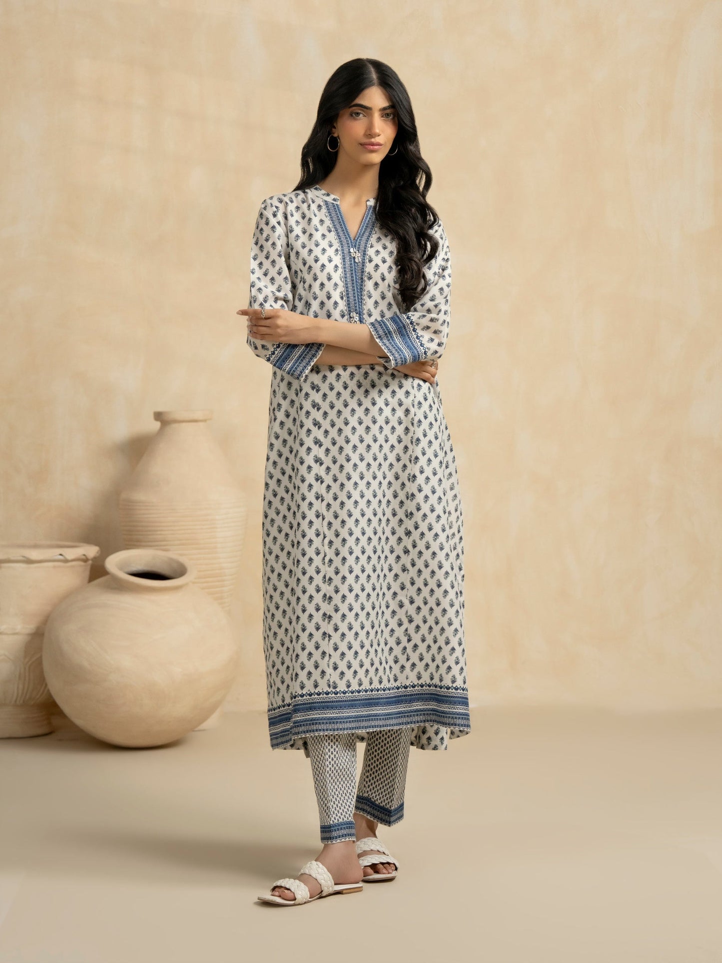 2 Piece Lawn Suit-Printed (Pret)