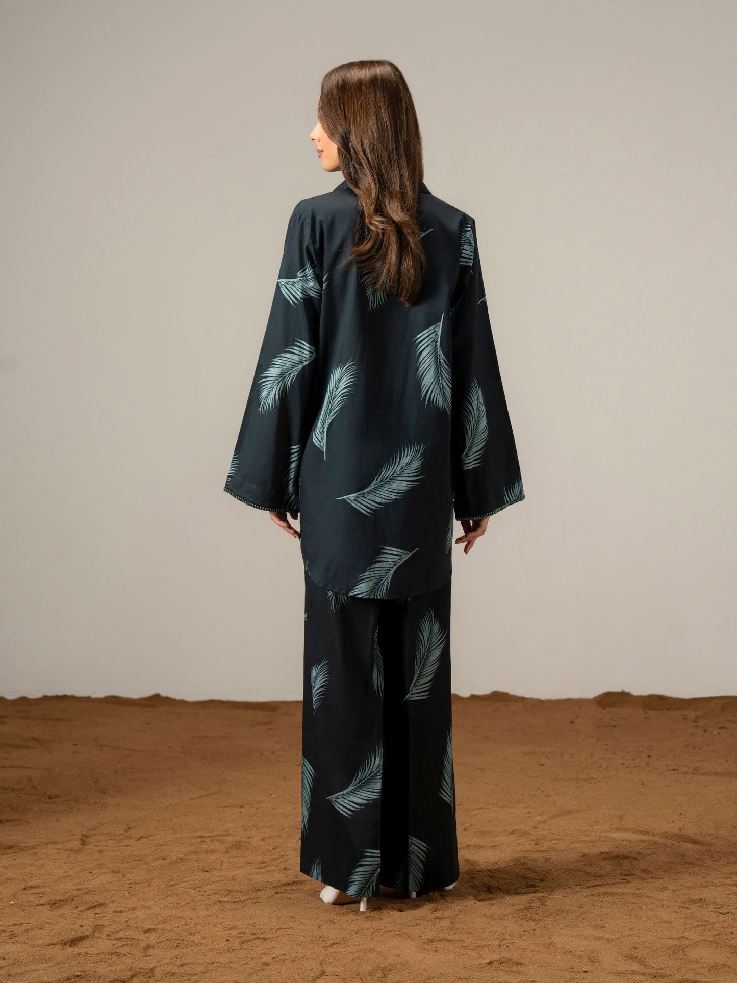 Cambric Co-ord Set-Printed (Pret)