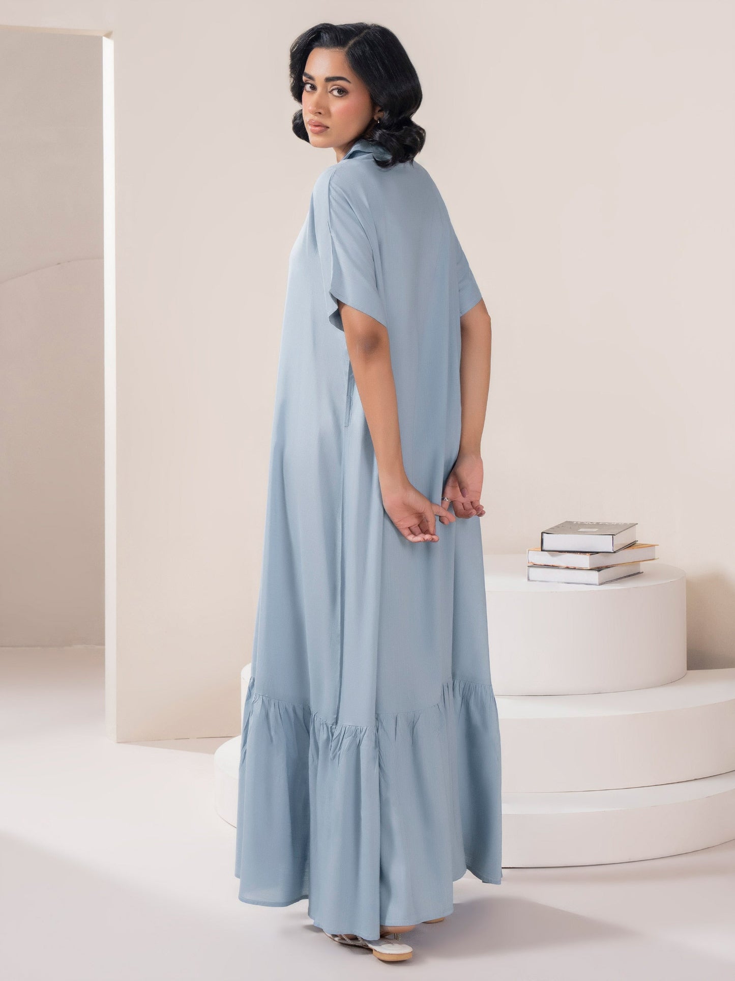 Dyed Viscose Dress