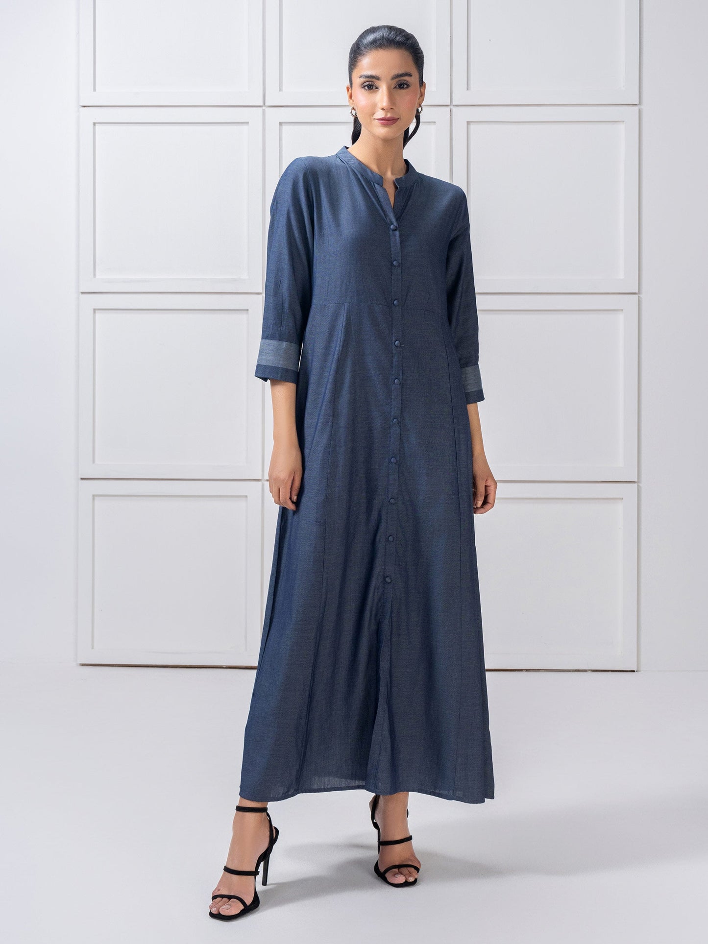 Dyed Denim Dress