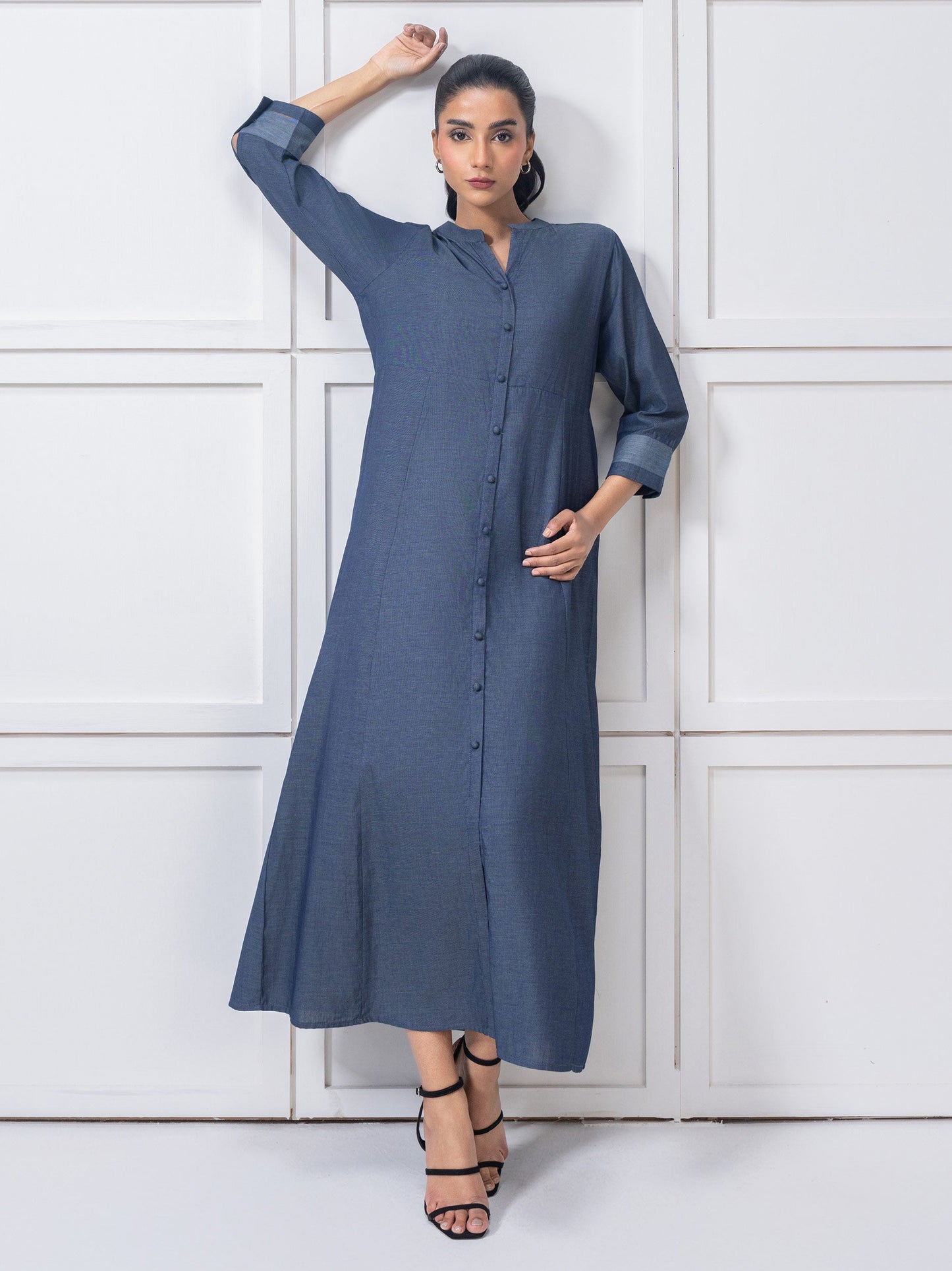 Dyed Denim Dress
