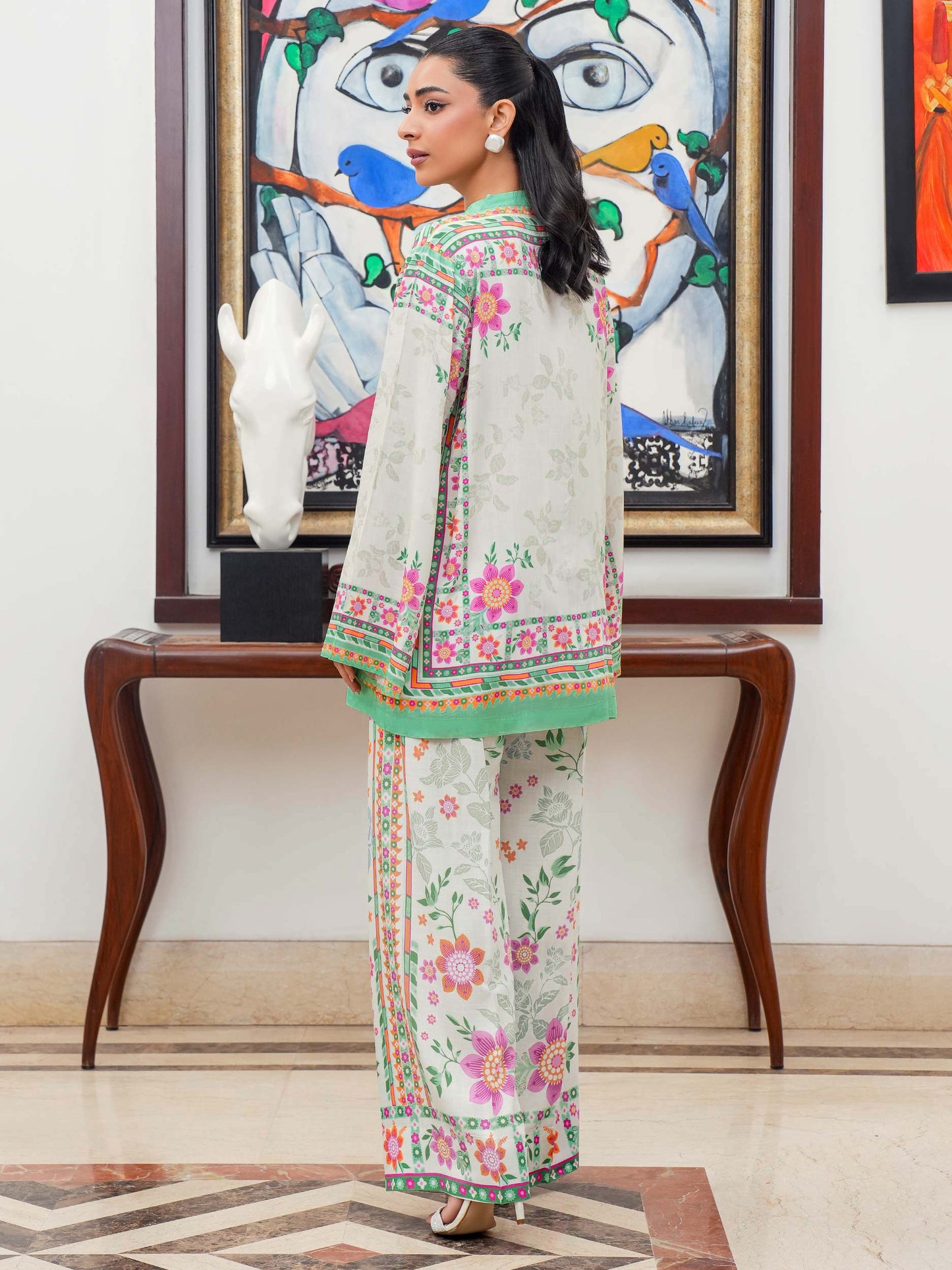 Viscose Co-ord Set-Printed (Pret)