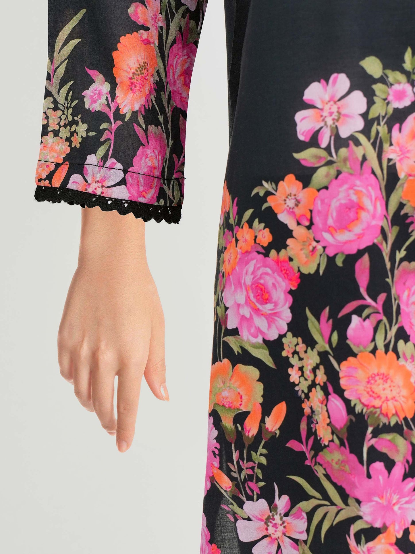 Lawn Shirt-Embroidered (Pret)