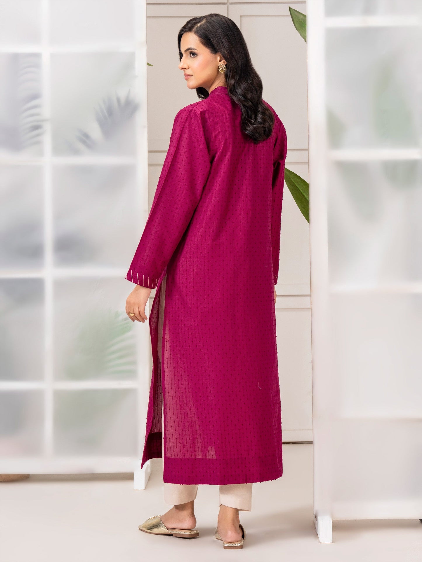 Lawn Shirt-Embroidered (Pret)