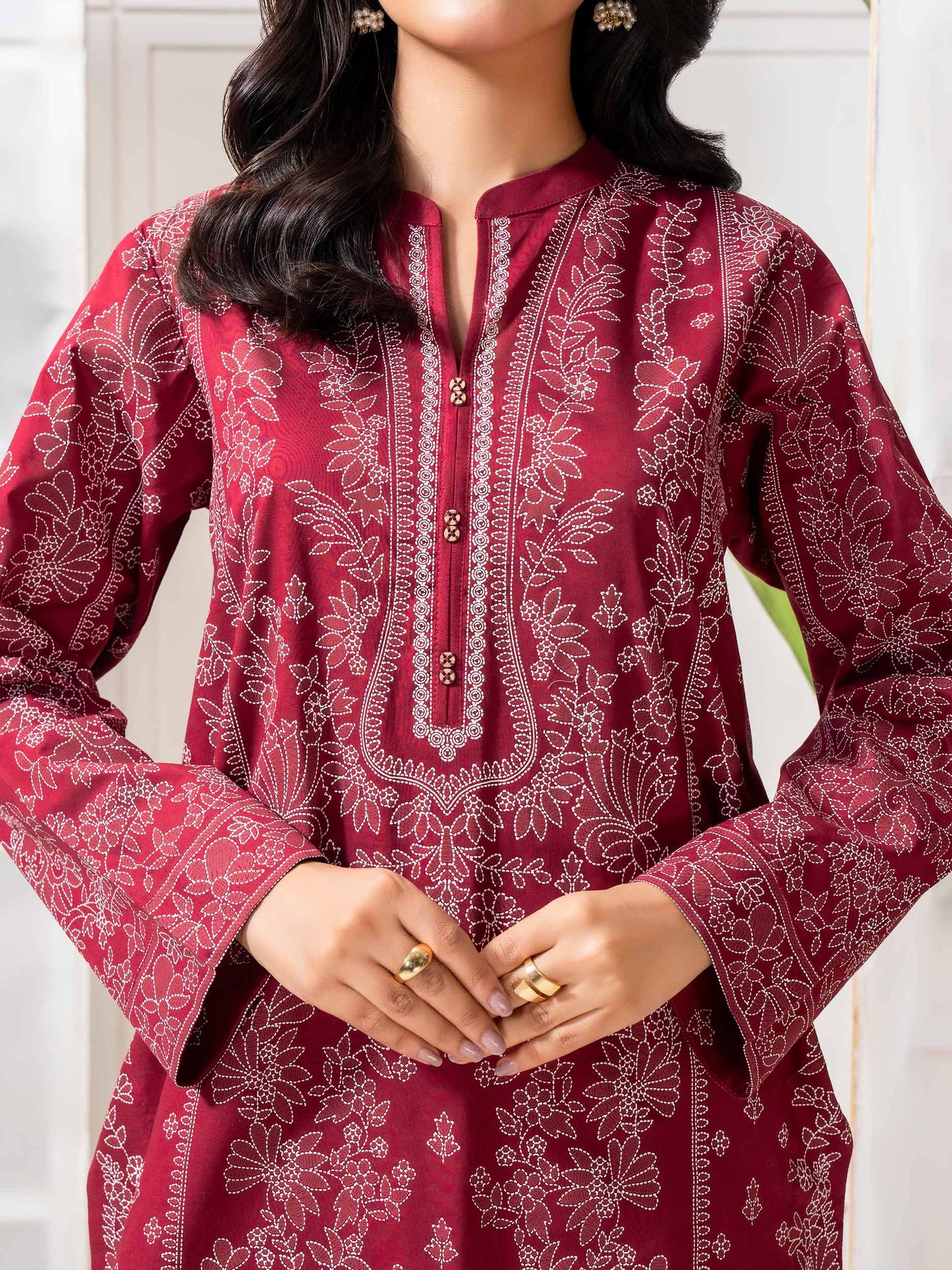 2 Piece Lawn Suit-Paste Print (Pret)