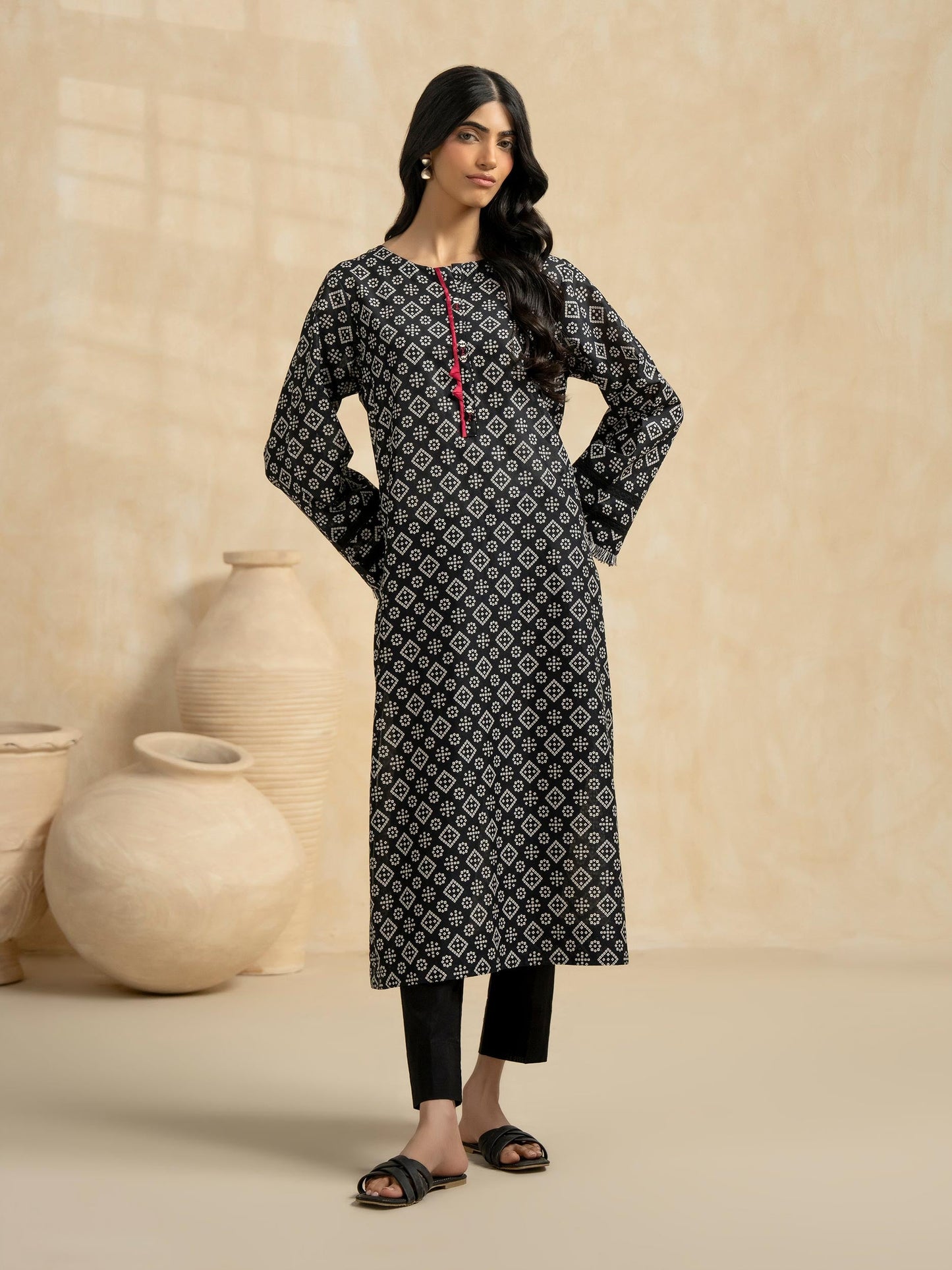 Lawn Shirt-Printed (Pret)