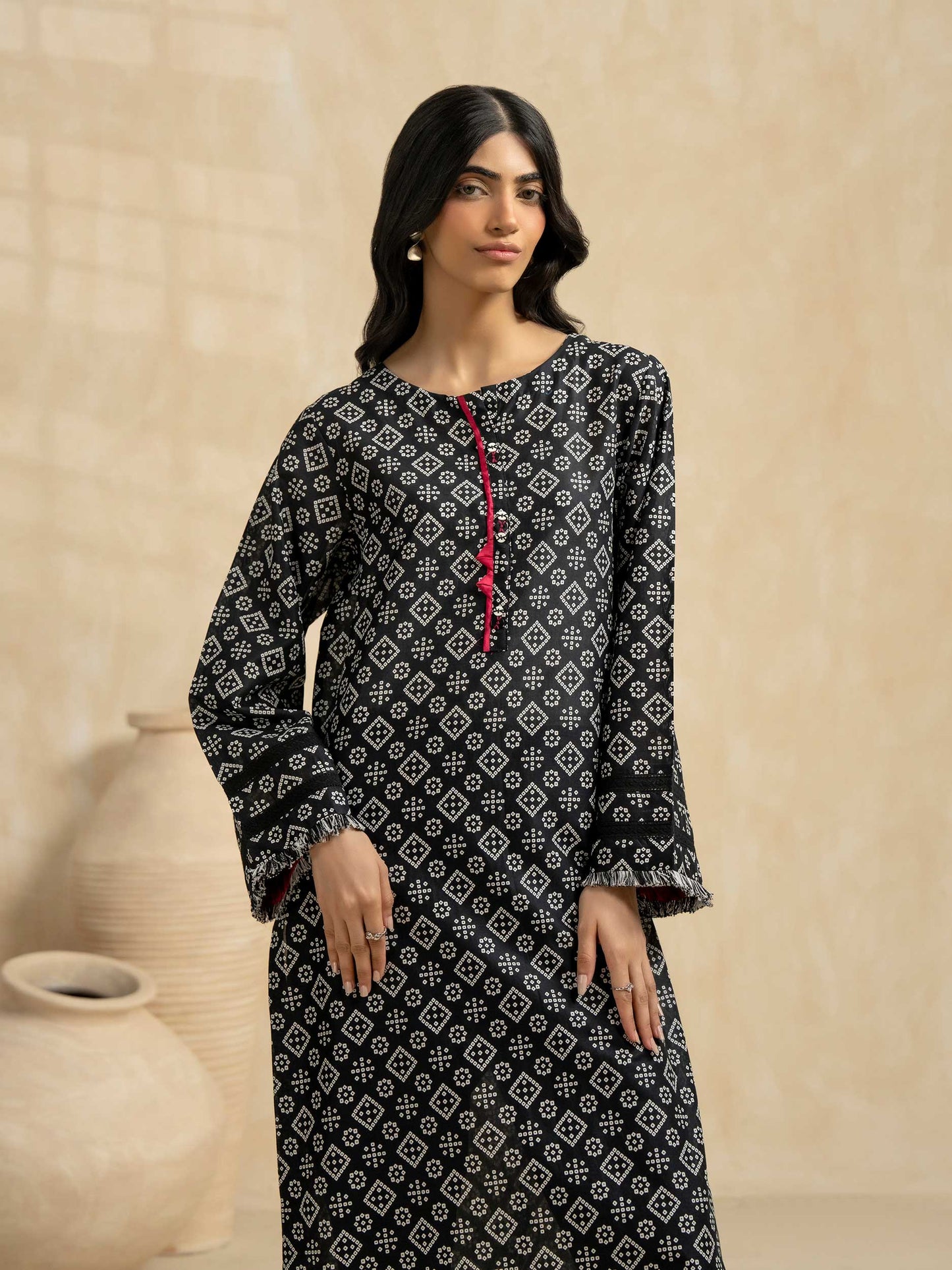 Lawn Shirt-Printed (Pret)