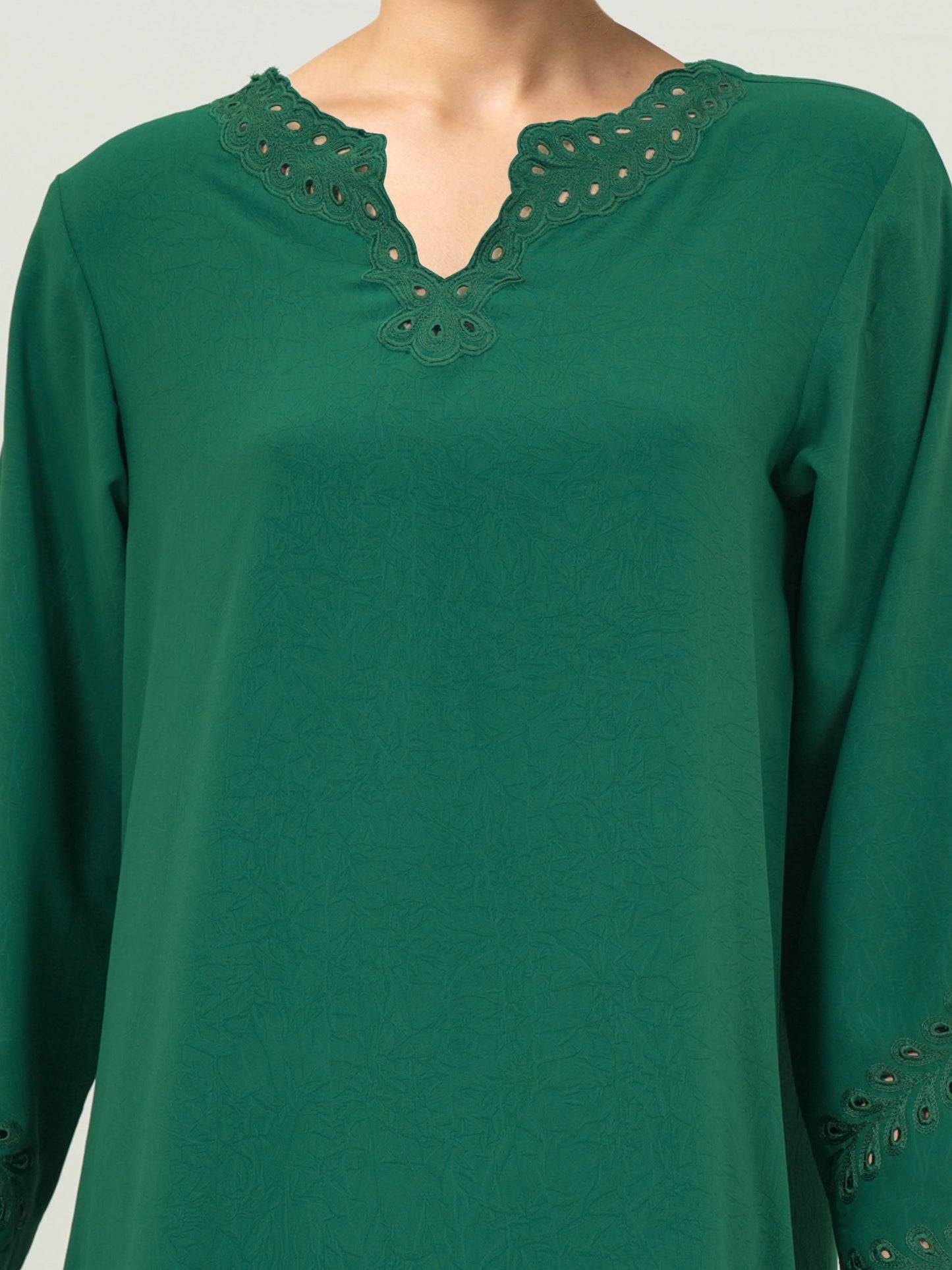 2 Piece Premium Silk Suit- Embroidered (Pret)