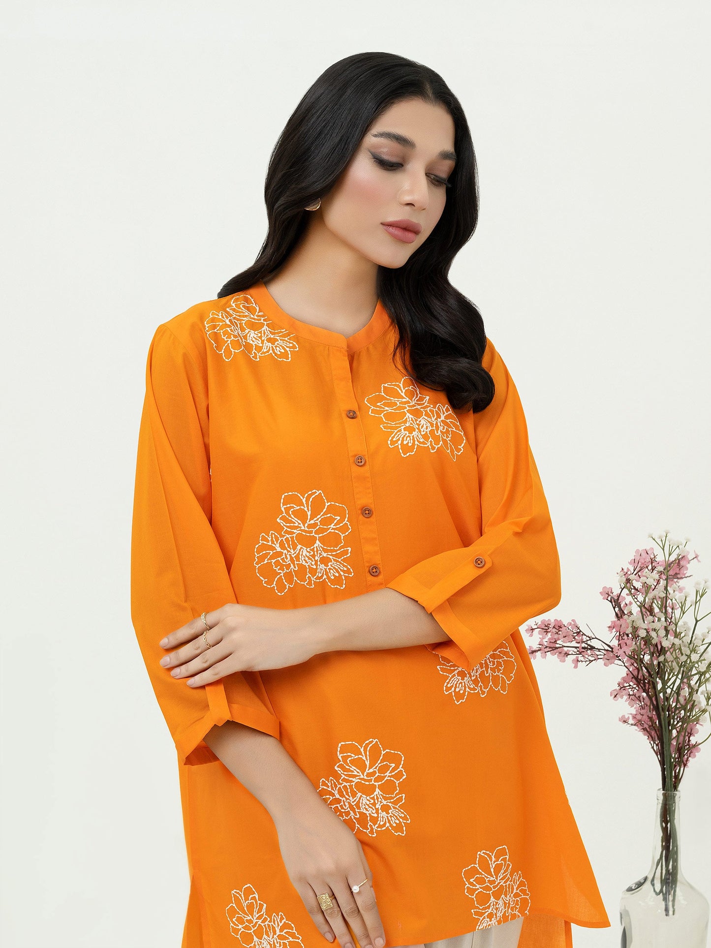 Lawn Kurti- Embroidered (Pret)