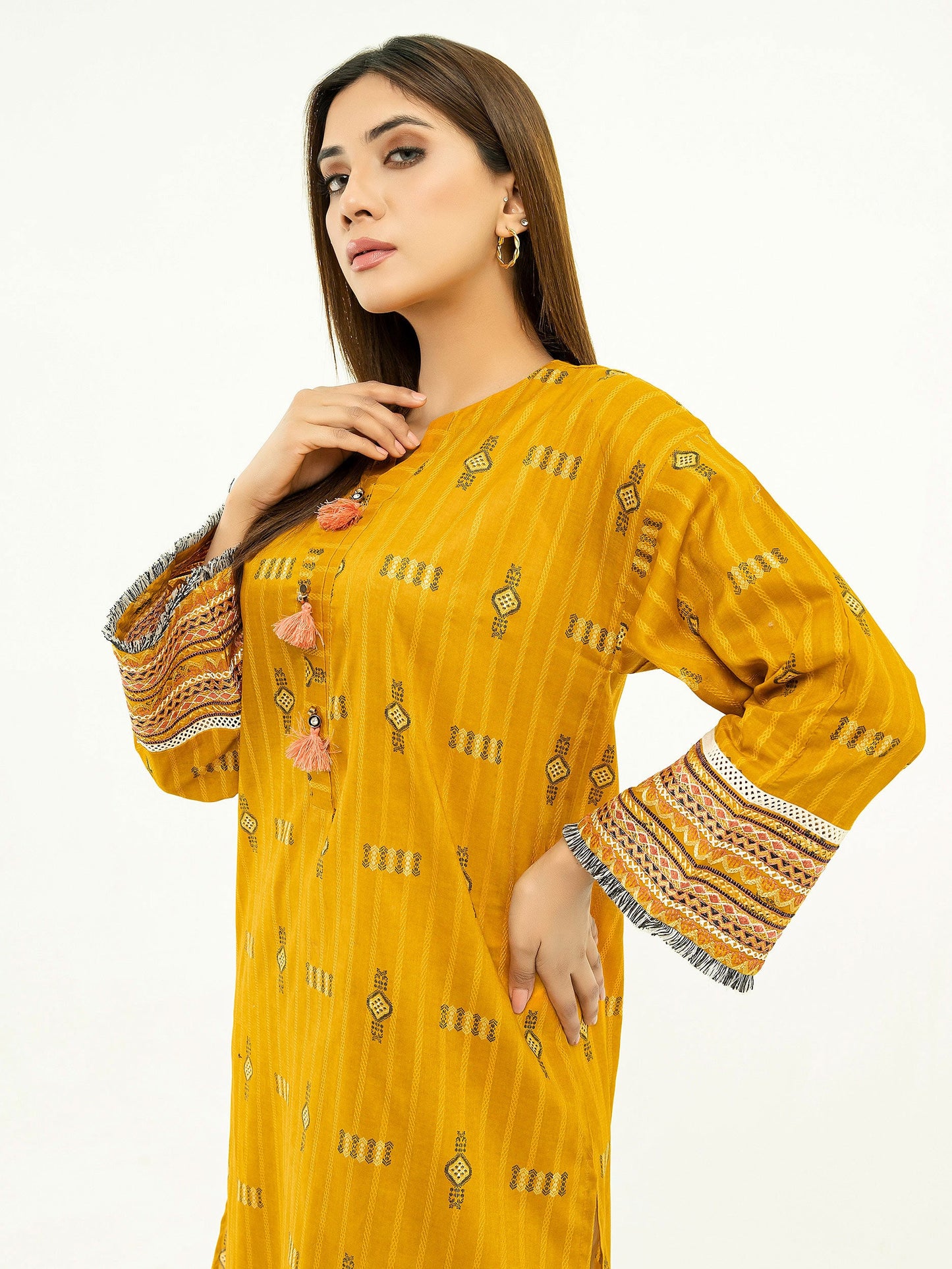 Lawn Shirt-Embroidered (Pret)